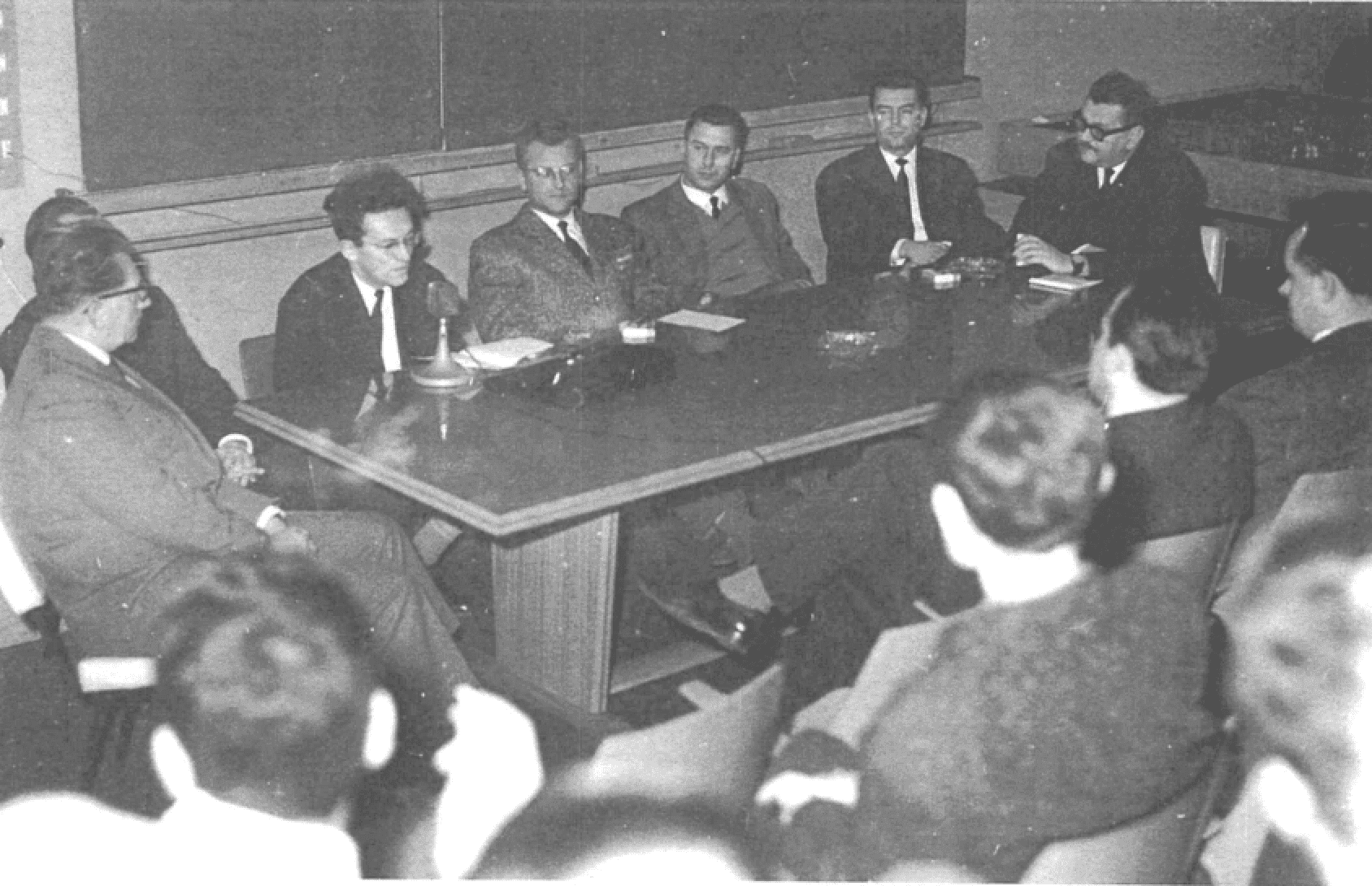 Ein Treffen der Praxis-Redaktion in Zagreb im Jahr 1964.