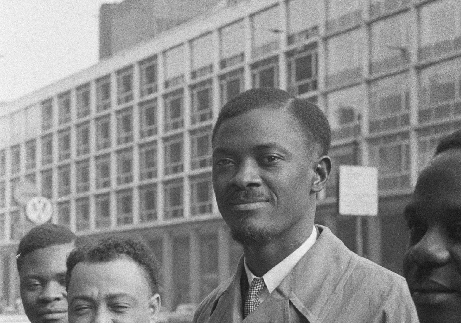 Patrice Lumumba in Brüssel, 1960.