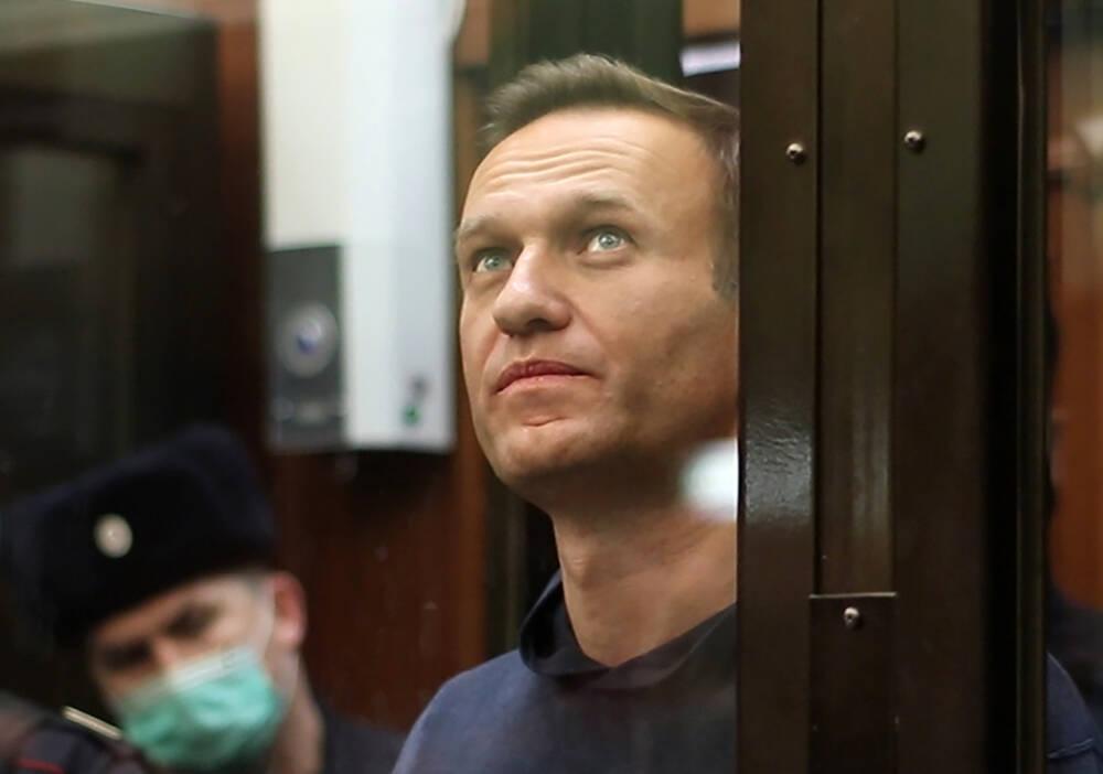 Alexej Nawalny im Gerichtssaal, 02. Februar 2021.