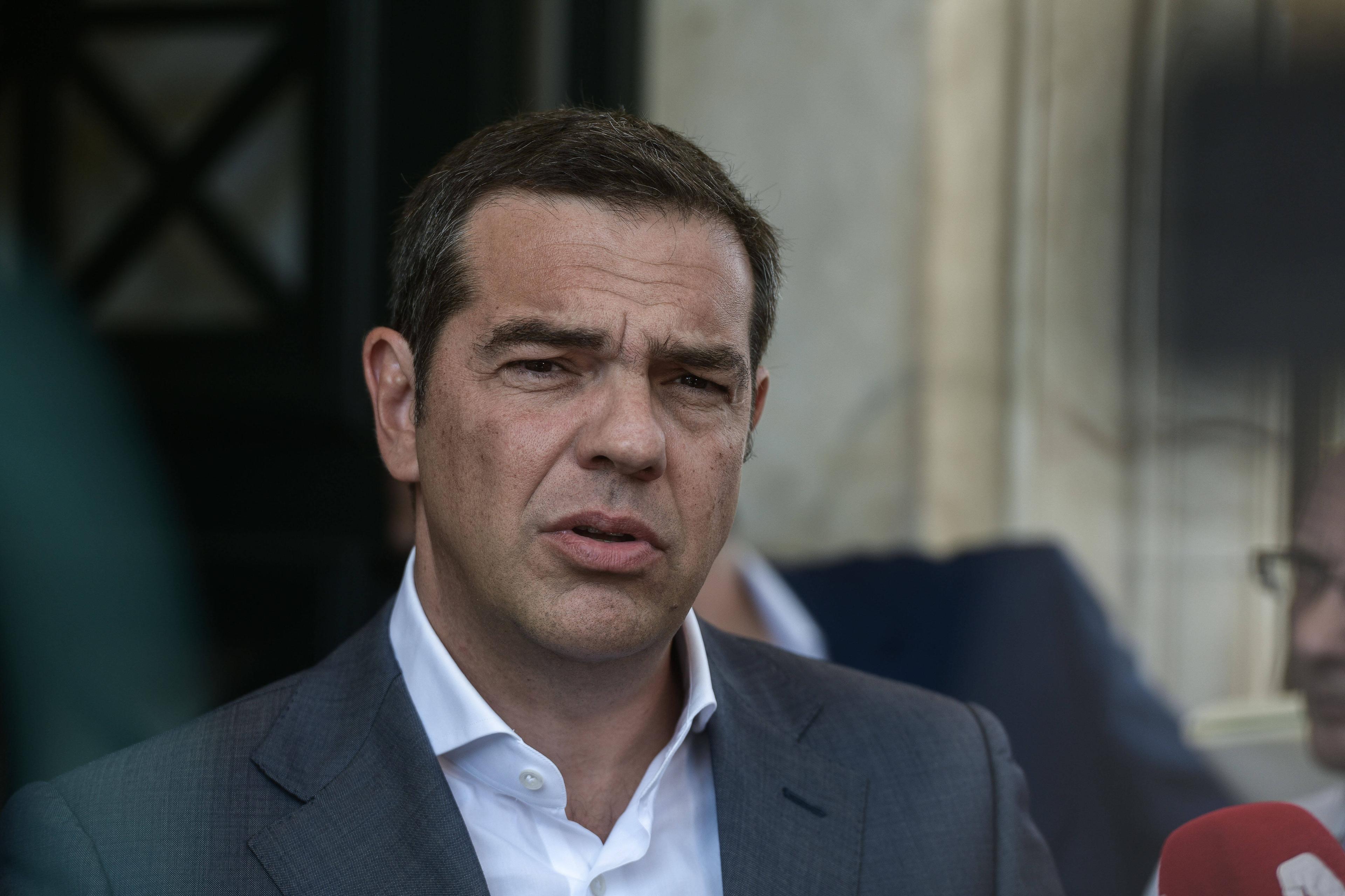 Der Parteivorsitzende von Syriza und Oppositionsführer Alexis Tsipras in Athen, 23. Juli 2020.