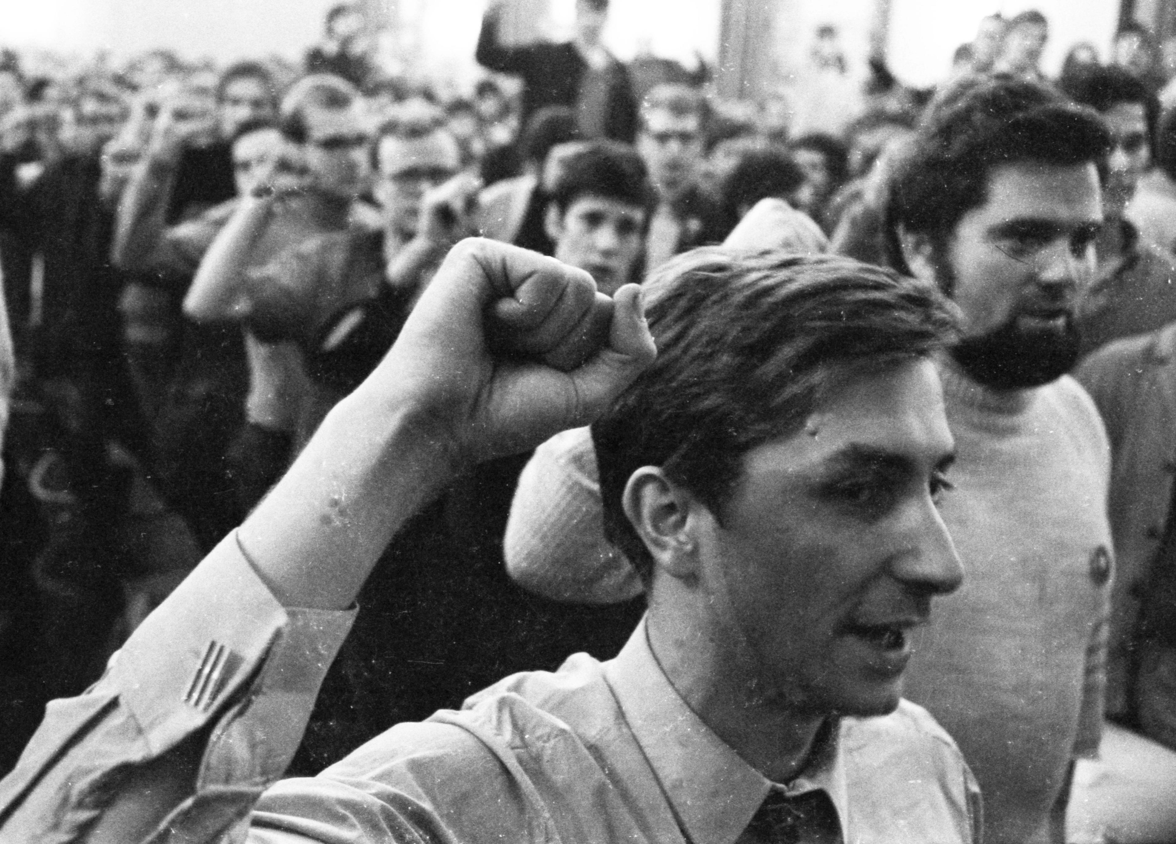 Kongress der SDAJ, dem Jugendverband der DKP, in Dortmund, 1969. Der Zusammenbruch der Sowjetunion manövrierte die Partei in eine Existenzkrise.