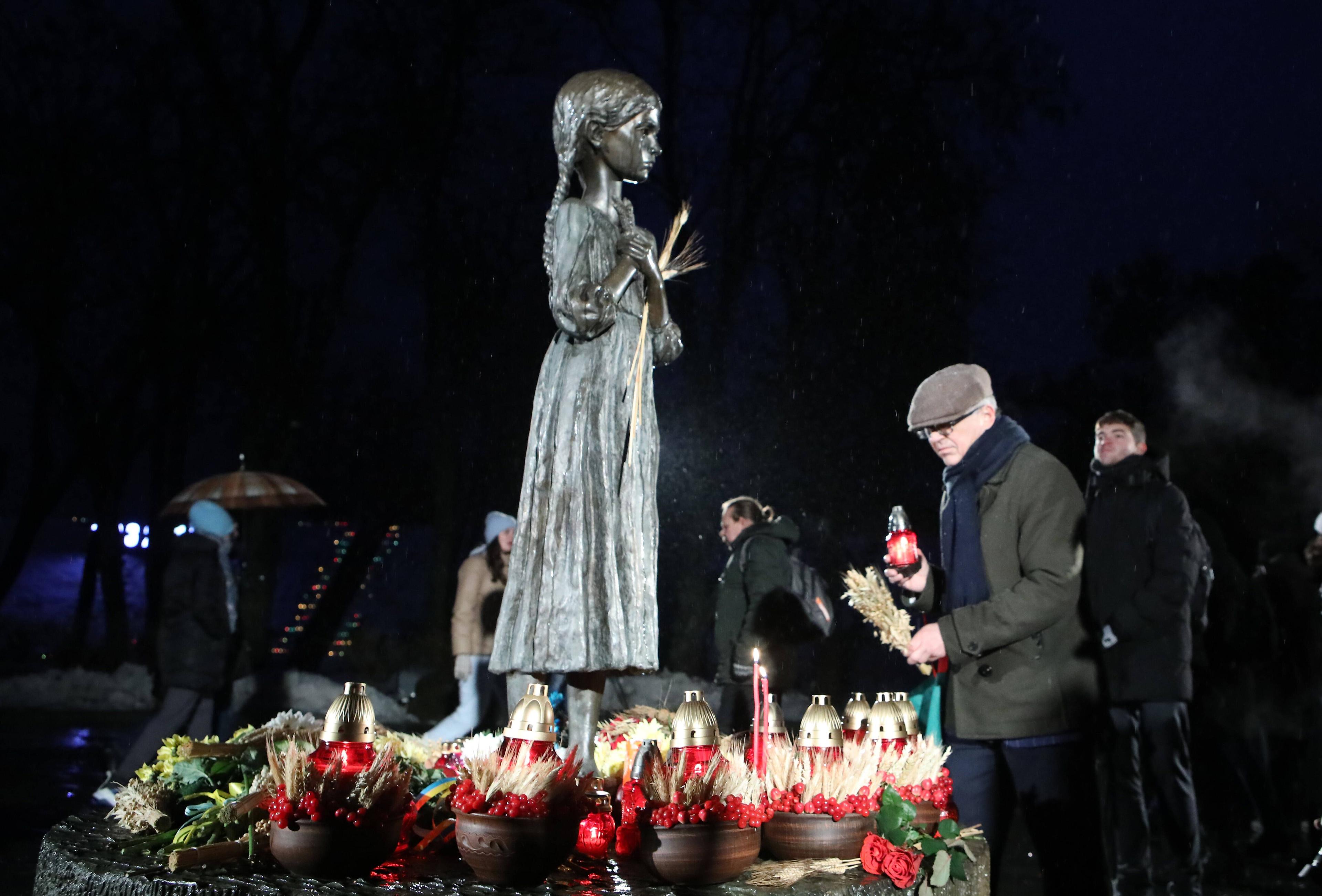 Gedenktag für die Opfer des Holodomor in Kiew, 26. November 2022.