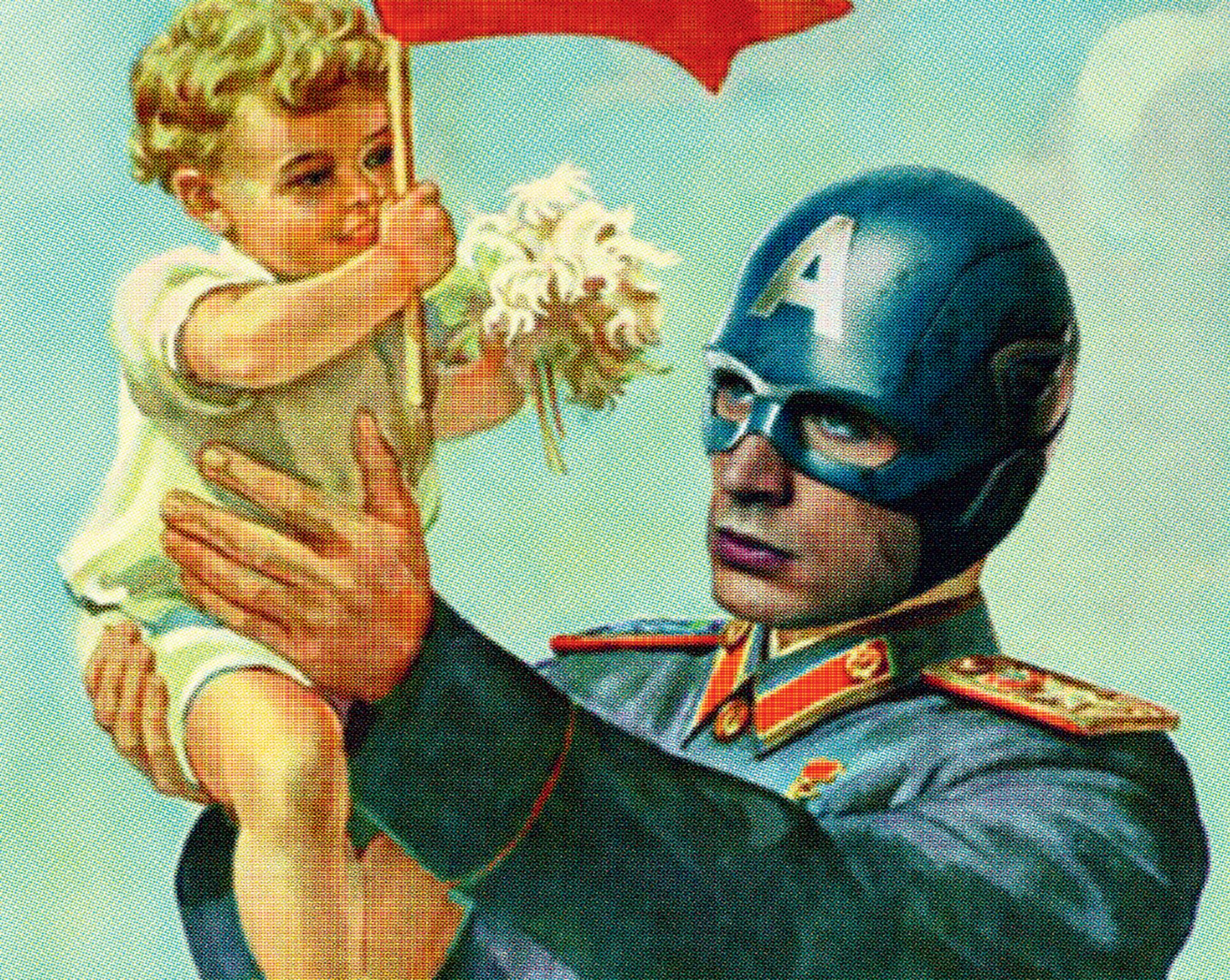 Captain America als Josef Stalin