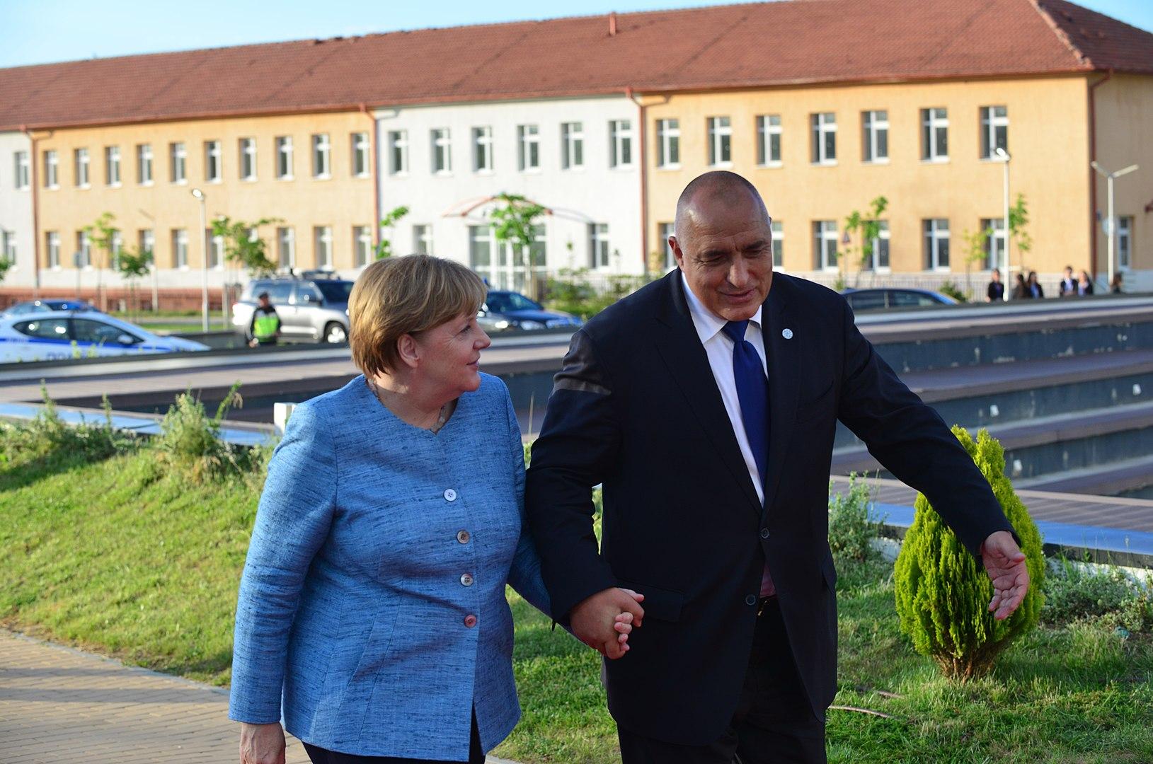 Angela Merkel und Bojko Borissow, 16. Mai 2018.