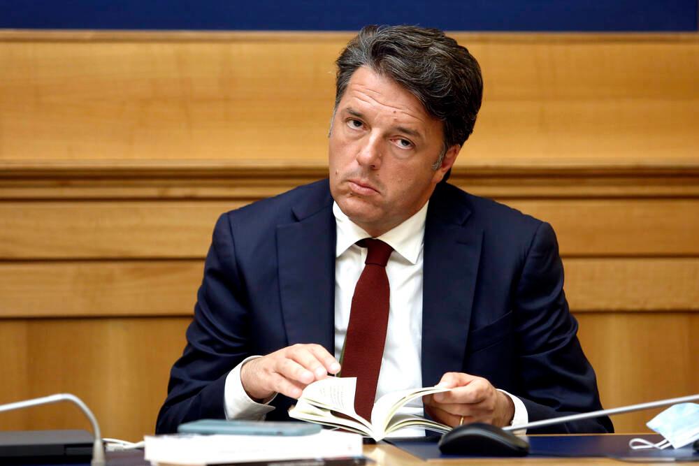 Matteo Renzi in der Abgeordnetenkammer des Parlaments, 18. Juni 2020.