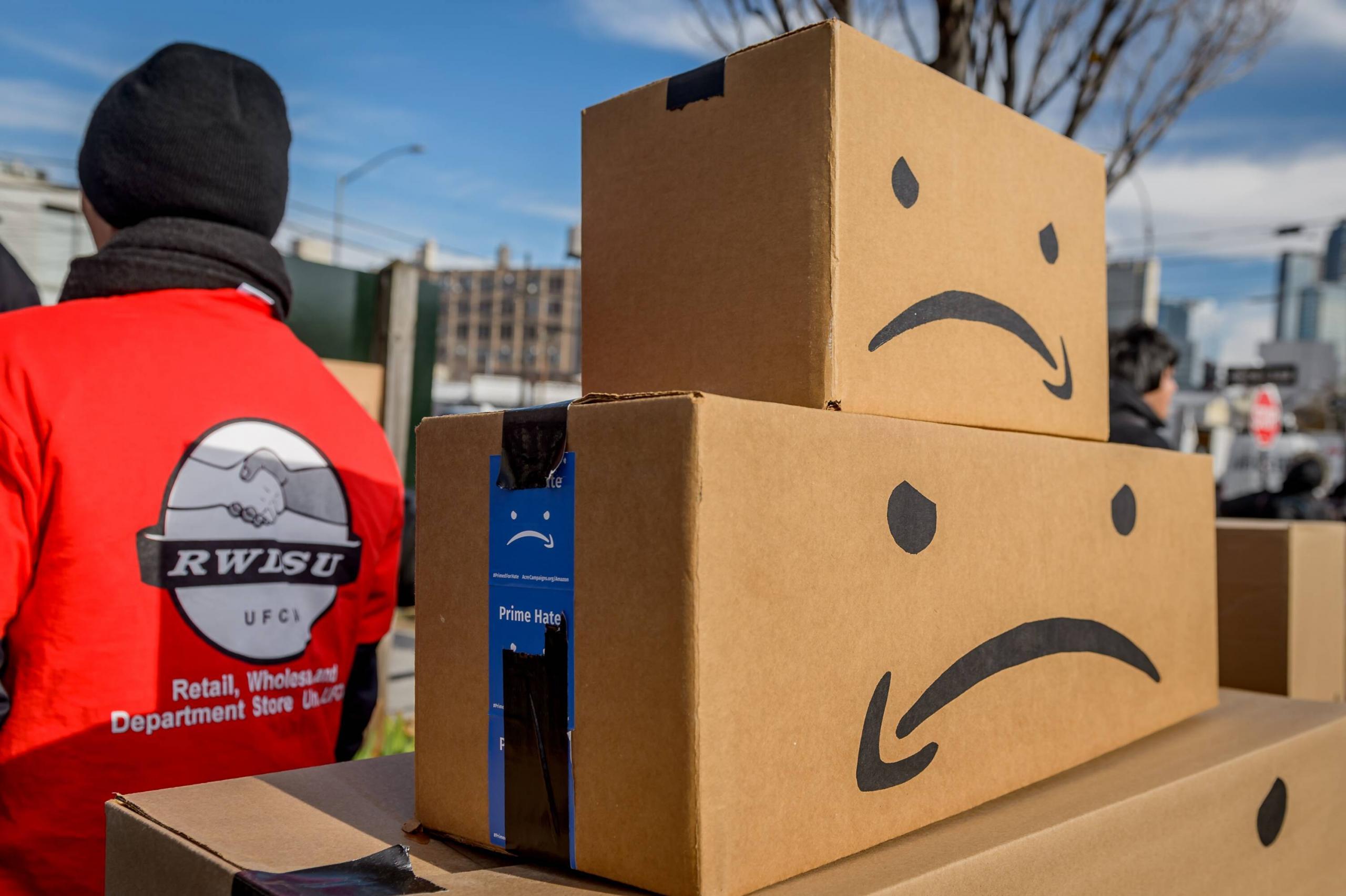 Amazon ist für besonders aggressive Anti-Gewerkschaftskampagnen berüchtigt.