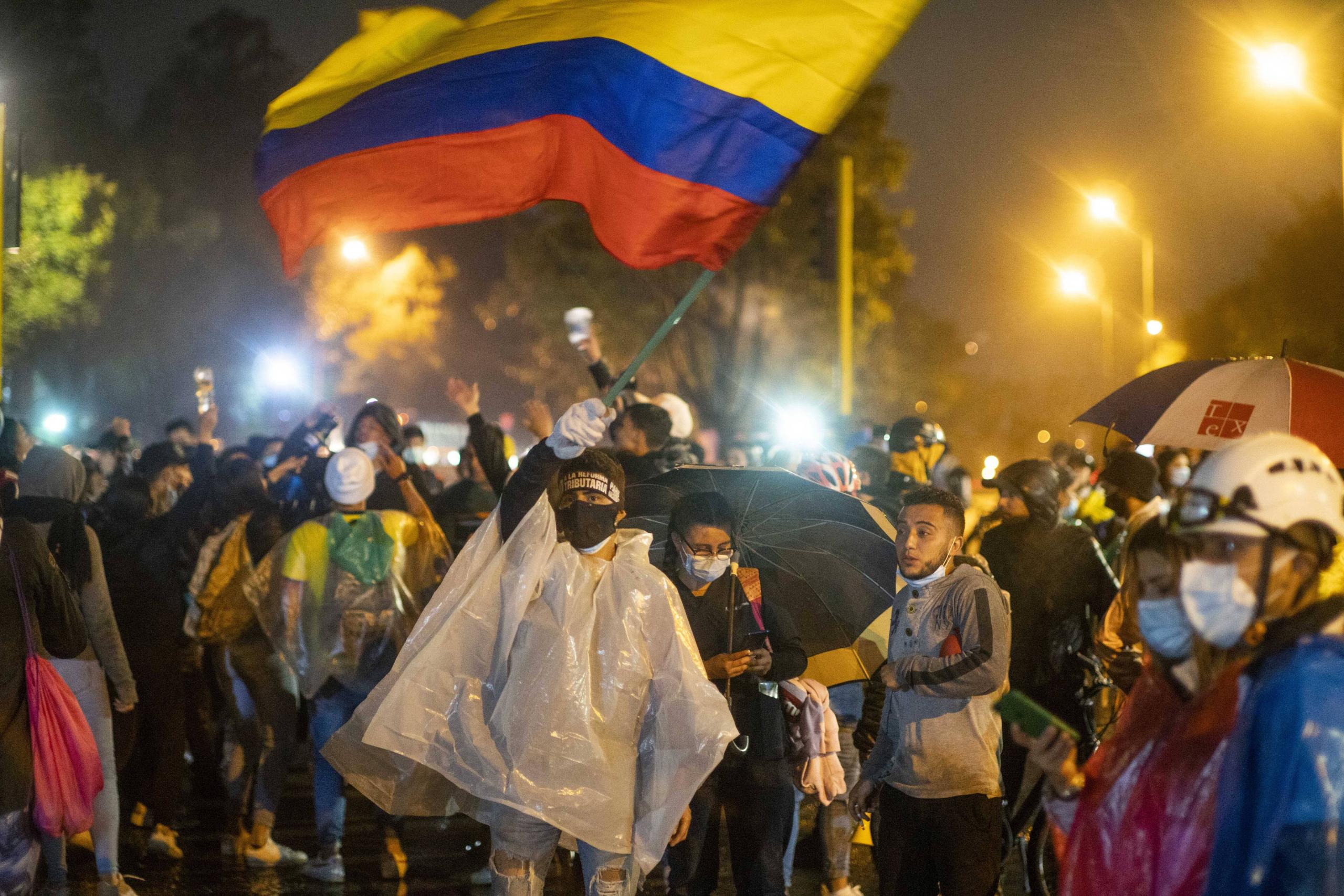 Der Protest in der Hauptstadt Bogotá richtet sich gegen die Regierung des Präsidenten Iván Duque.