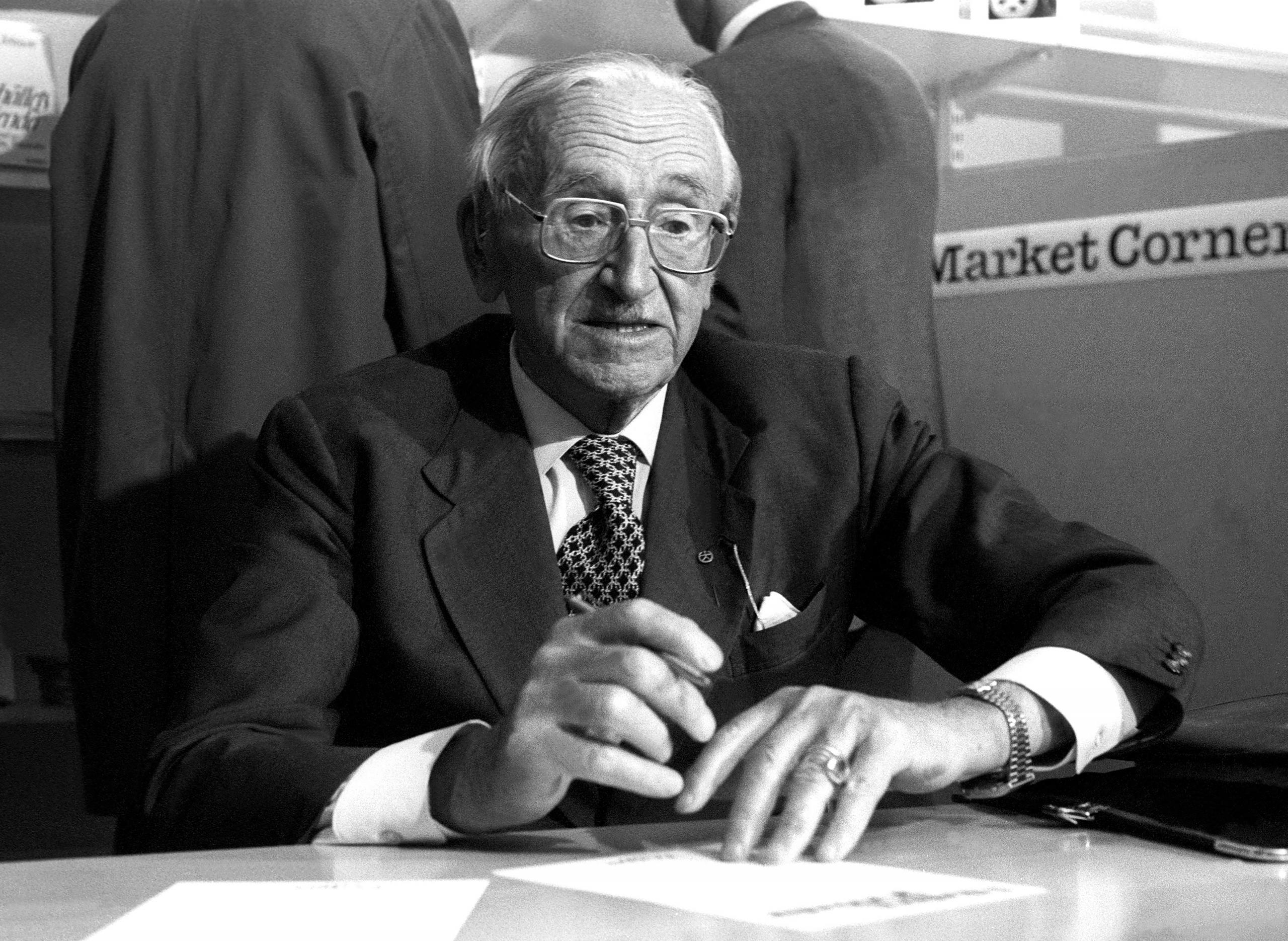 Friedrich Hayek, Göteborg, Schweden, 1981.