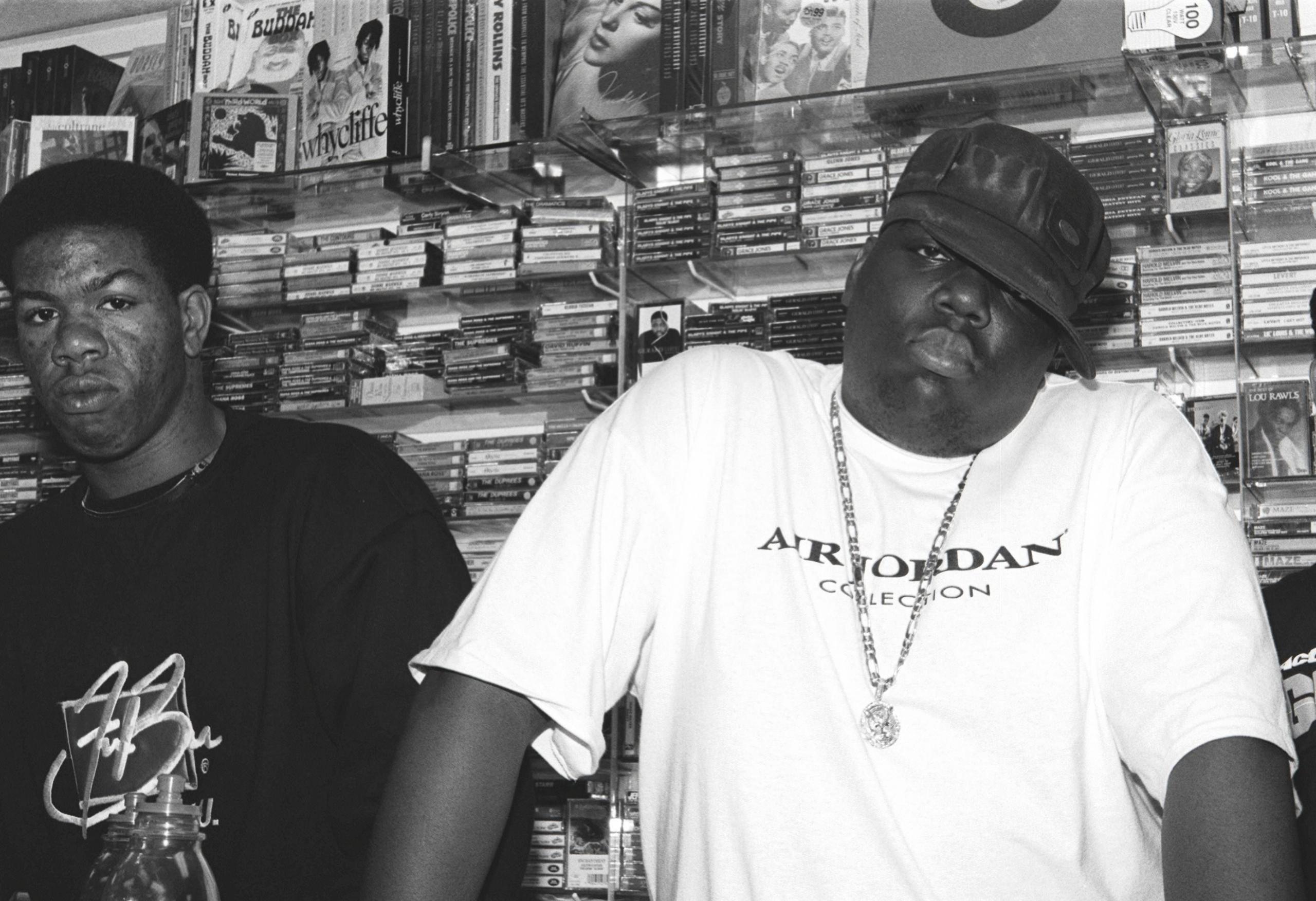 Craig Mack und Biggie Smalls a.k.a. the Notorious BIG in Philadelphia, 1994 