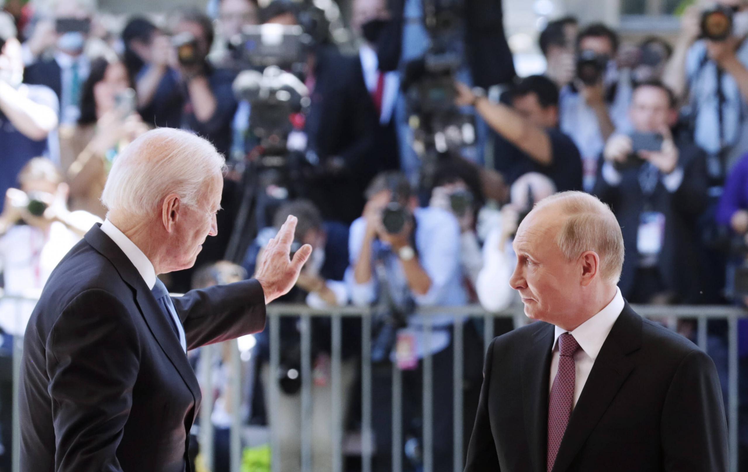 Joe Biden und Wladimir Putin in Genf, Juni 2021.