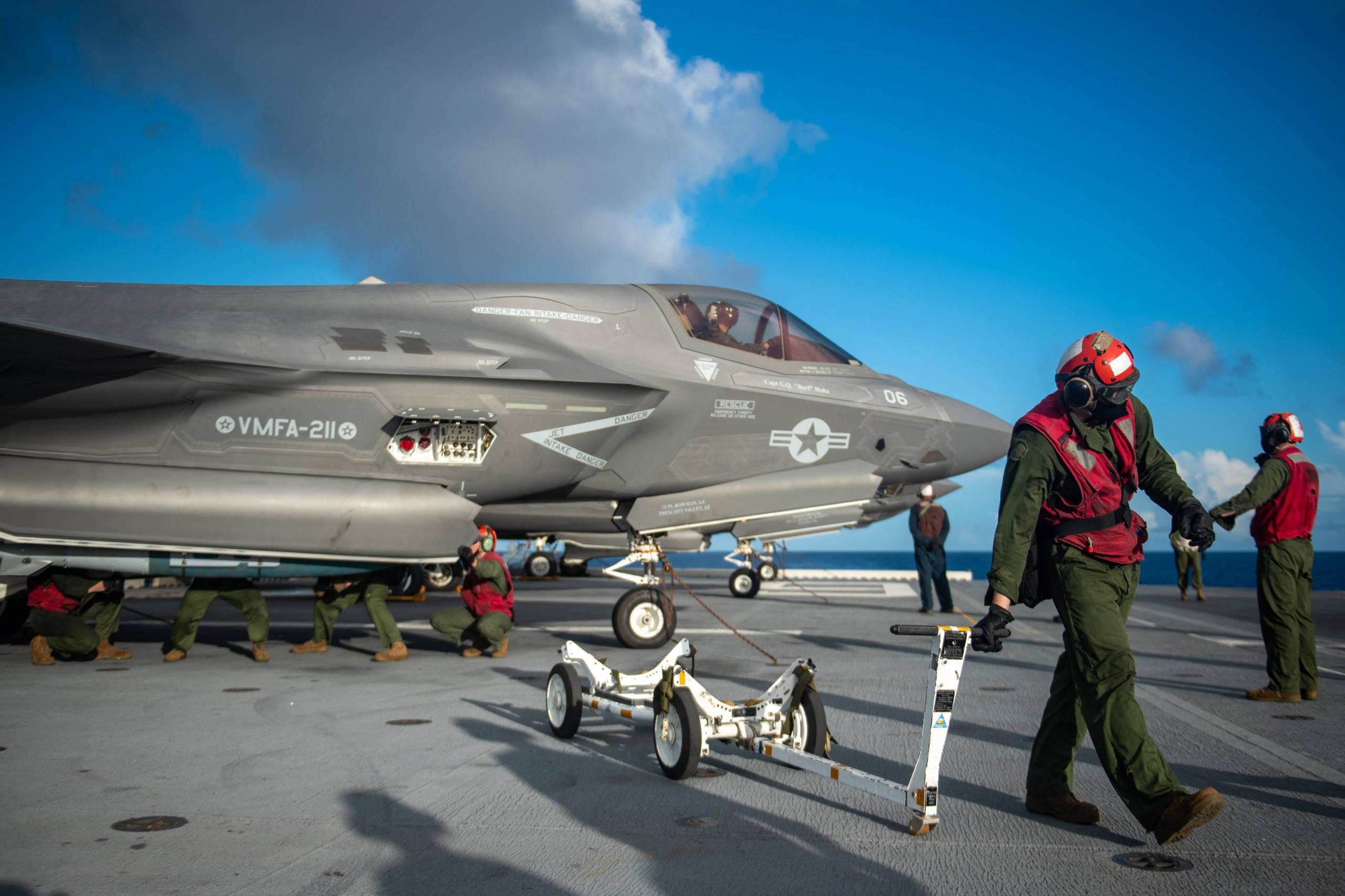 Der Kampfjet F-35 des US-Rüstungskonzerns Lockheed Martin ist atomwaffenfähig – und wird nun auch für die deutsche Bundeswehr eingekauft.