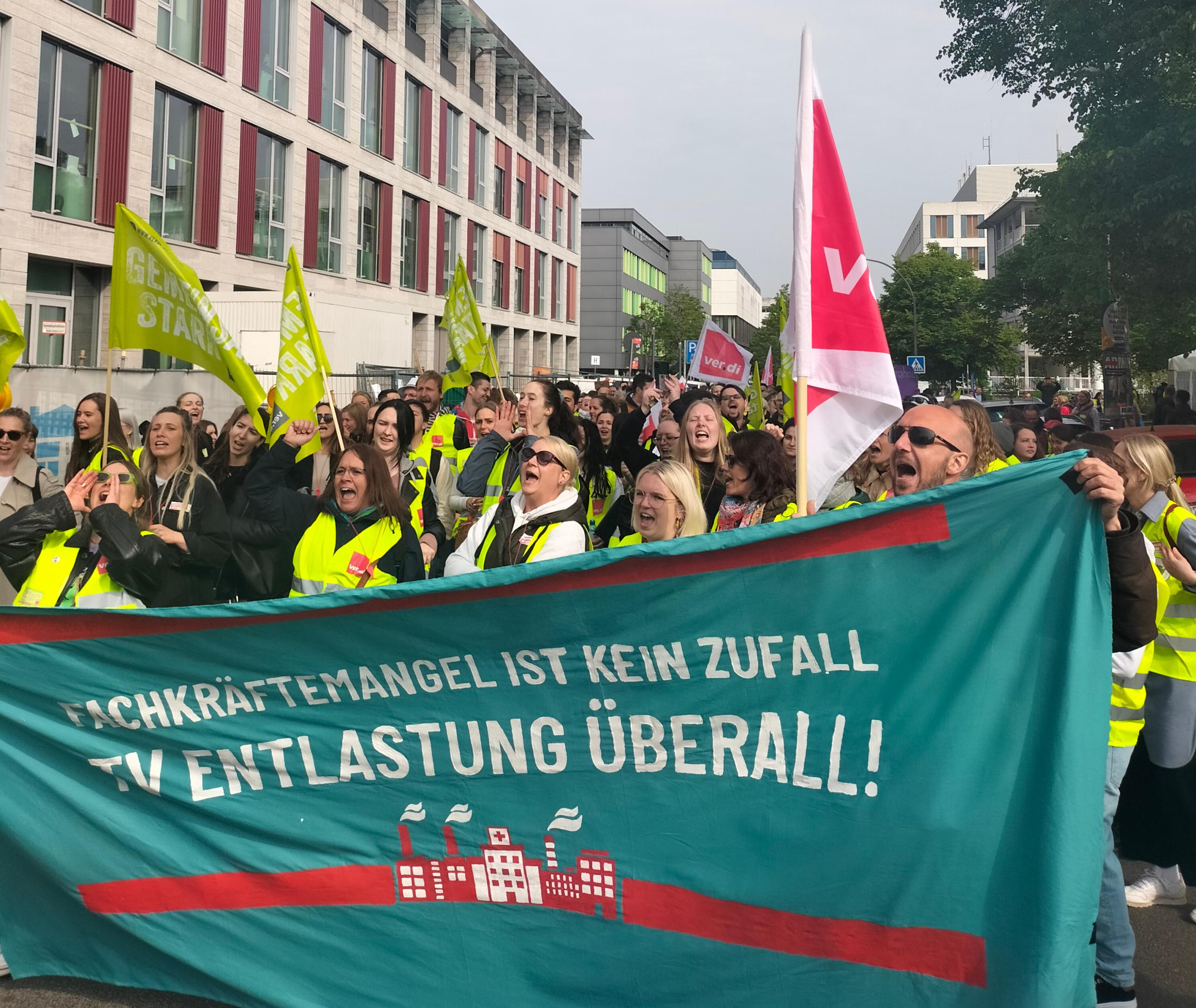 Krankenhausstreik in NRW