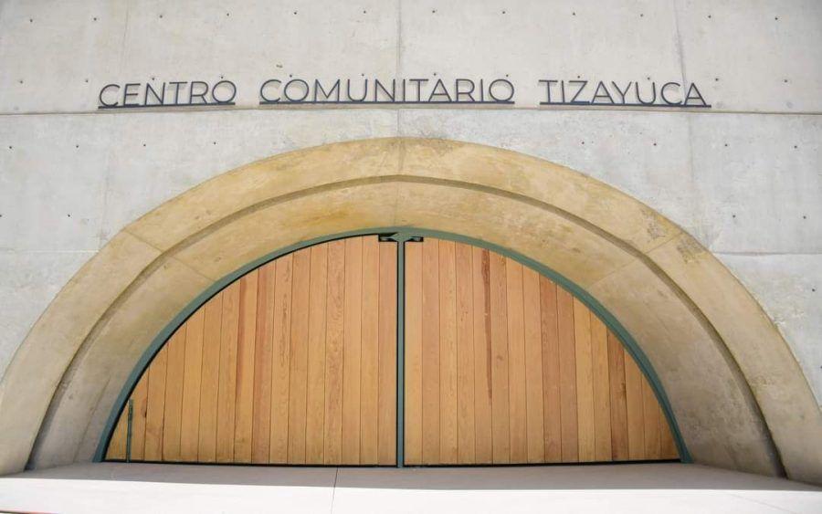 Eingang des Gemeindezentrums&nbsp;Complejo Colibrí (Foto:&nbsp;Tizayuca Ministry of Social Well-Being)