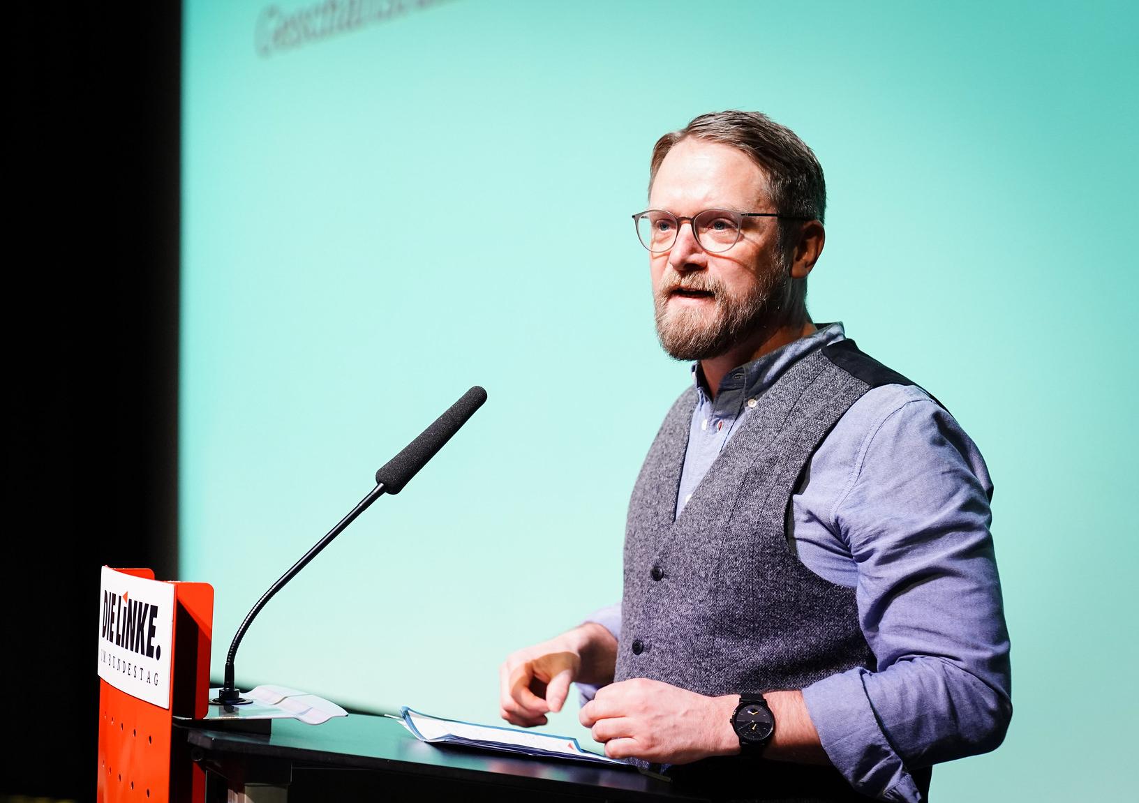 Jan Korte beim Politischen Jahresauftakt der Linksfraktion, 12. Januar 2020, Berlin.