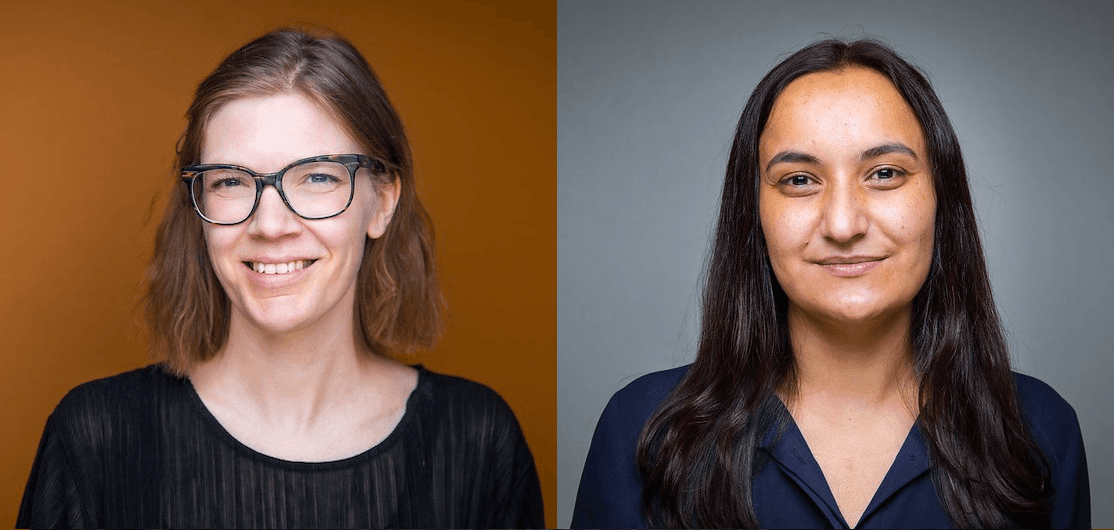 Marie Sneve Martinussen (links) und Seher Aydar (rechts) sind zwei der neu gewählten Abgeordneten.