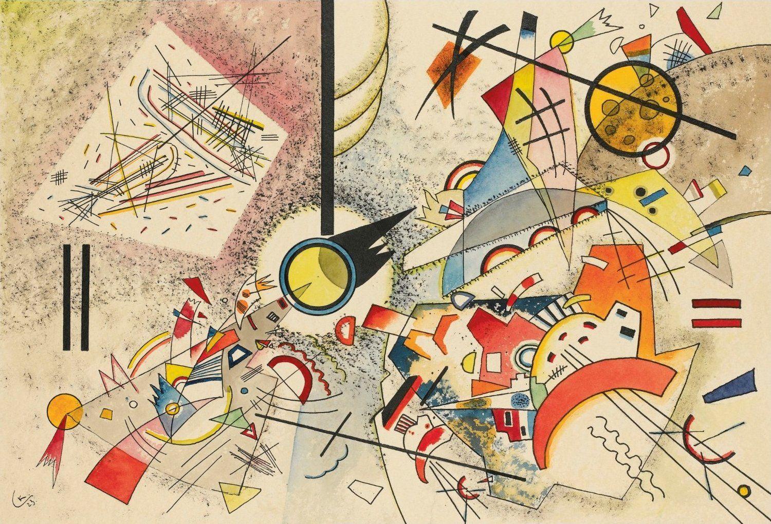 »Ohne Titel« von Wassily Kandinsky.