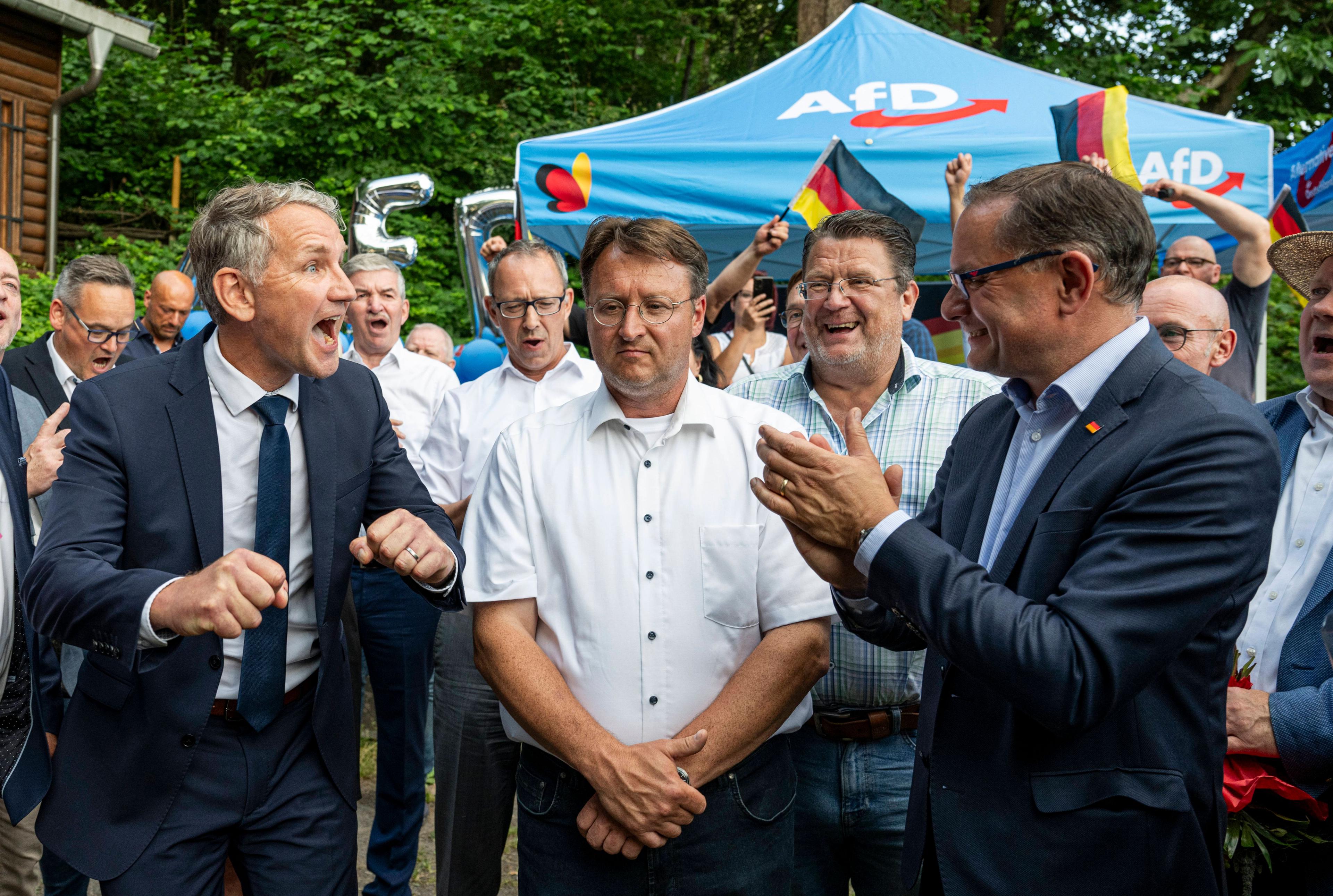 Bei der Wahlparty in Sonneberg herrschte Einigkeit.