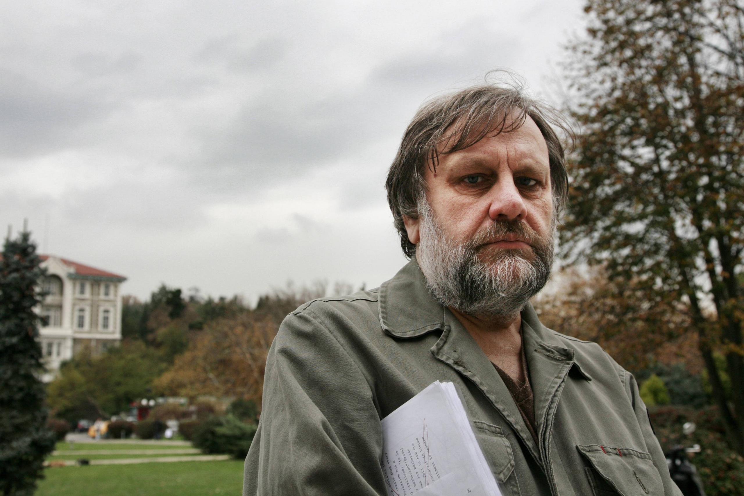 Der Philosoph und Kulturkritiker Slavoj Žižek, 2009.