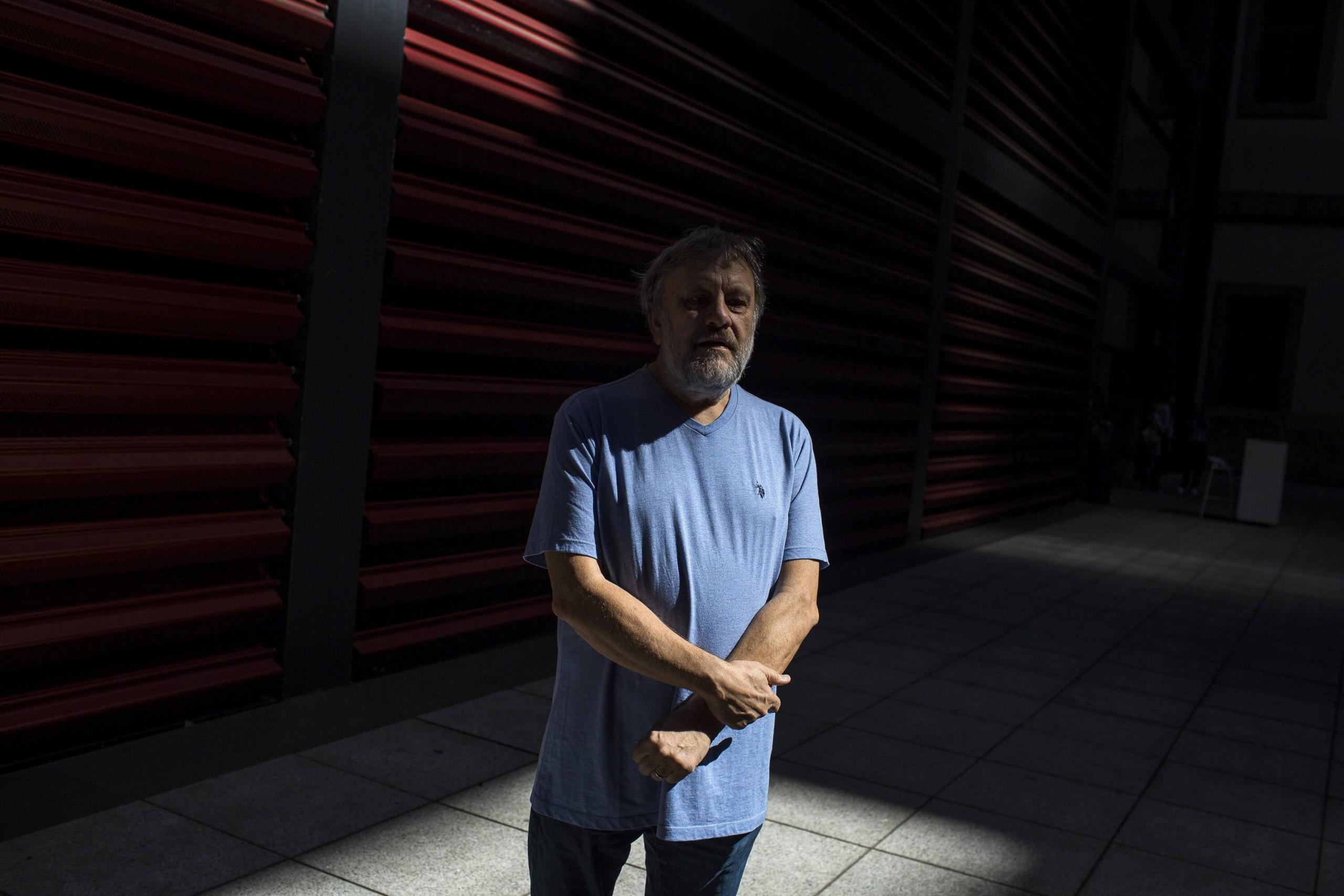 Slavoj Žižek in Madrid, 29. Juni 2017.