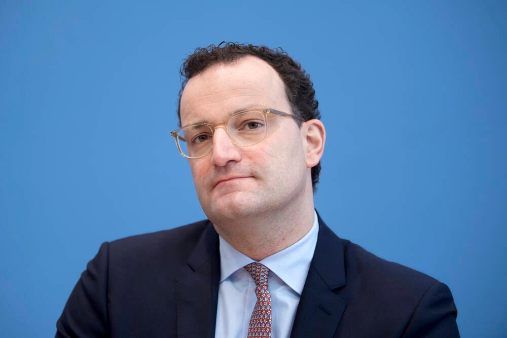 Gesundheitsminister Jens Spahn bei einer Bundespressekonferenz im Februar 2021.