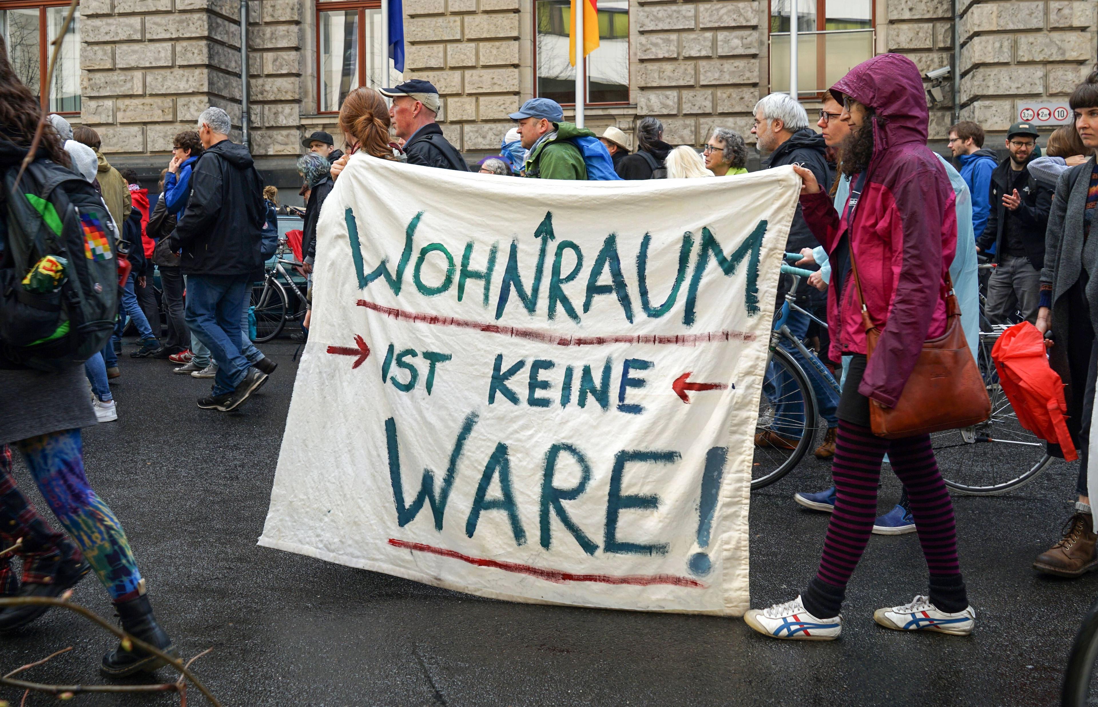 Demonstration Gemeinsam gegen Verdrängung und Mietenwahnsinn.