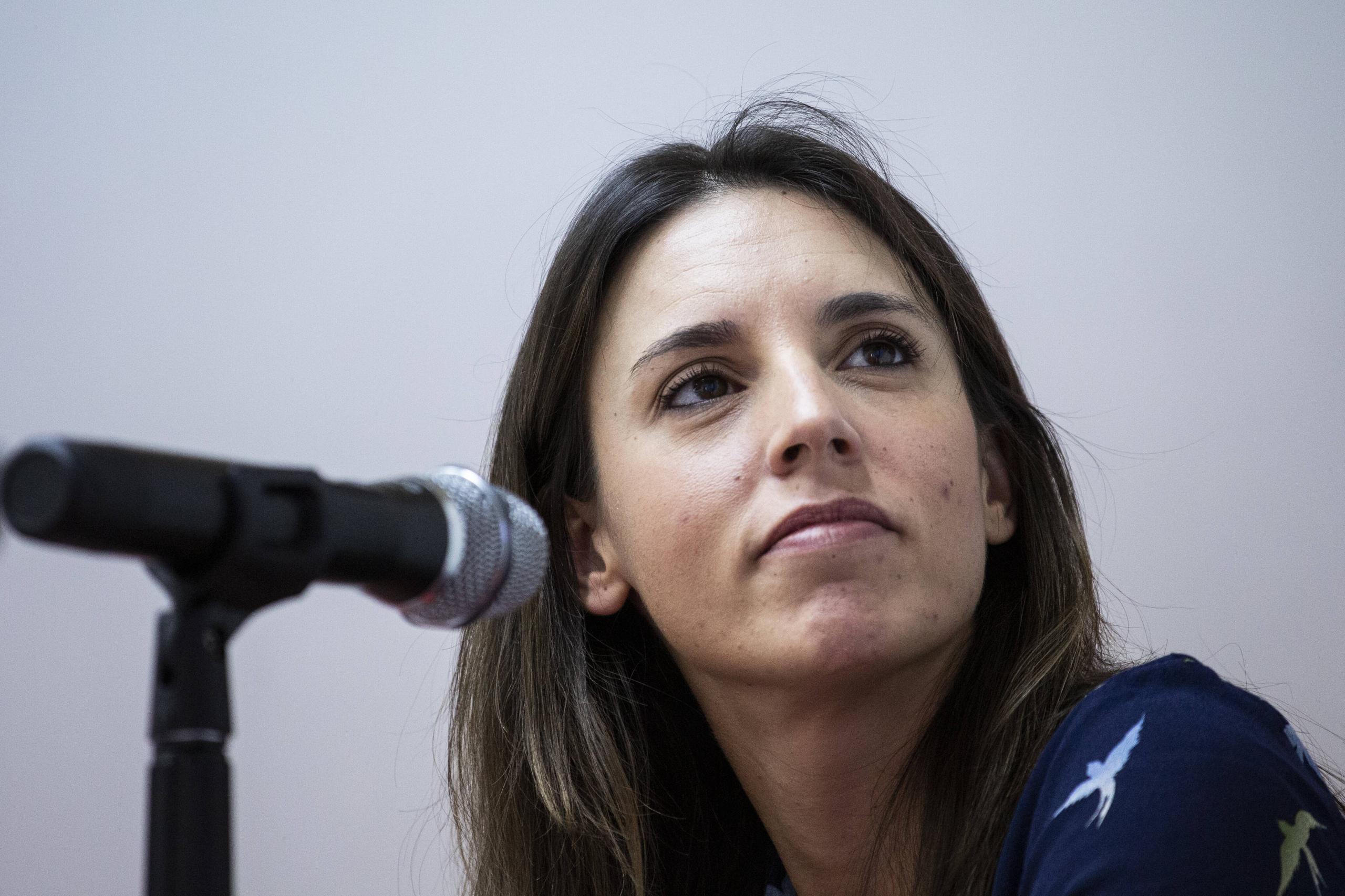 Spaniens Gleichstellungsministerin Irene Montero in Madrid, 21. Juli 2021.