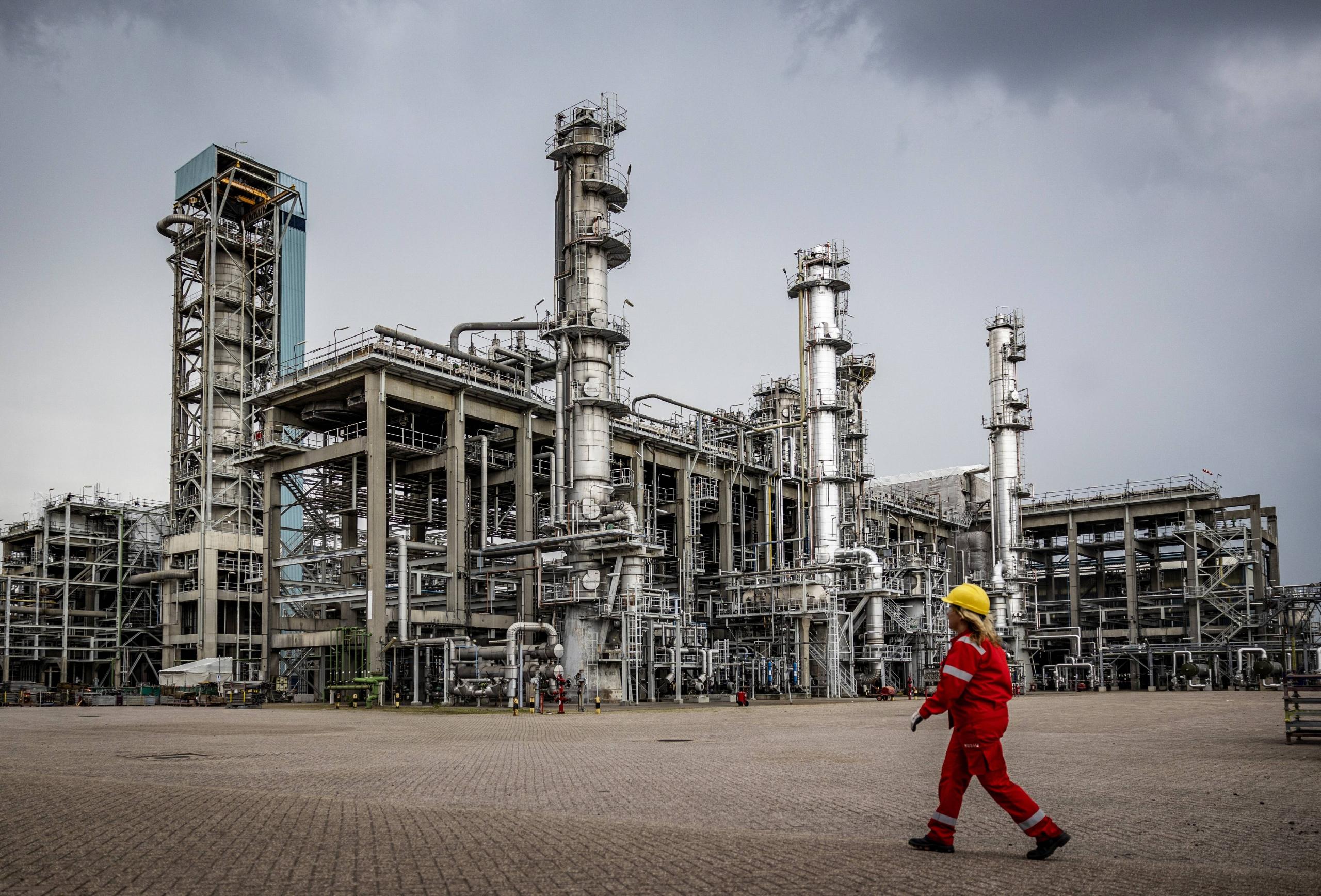 Shell-Raffinerie im niederländischen Pernis