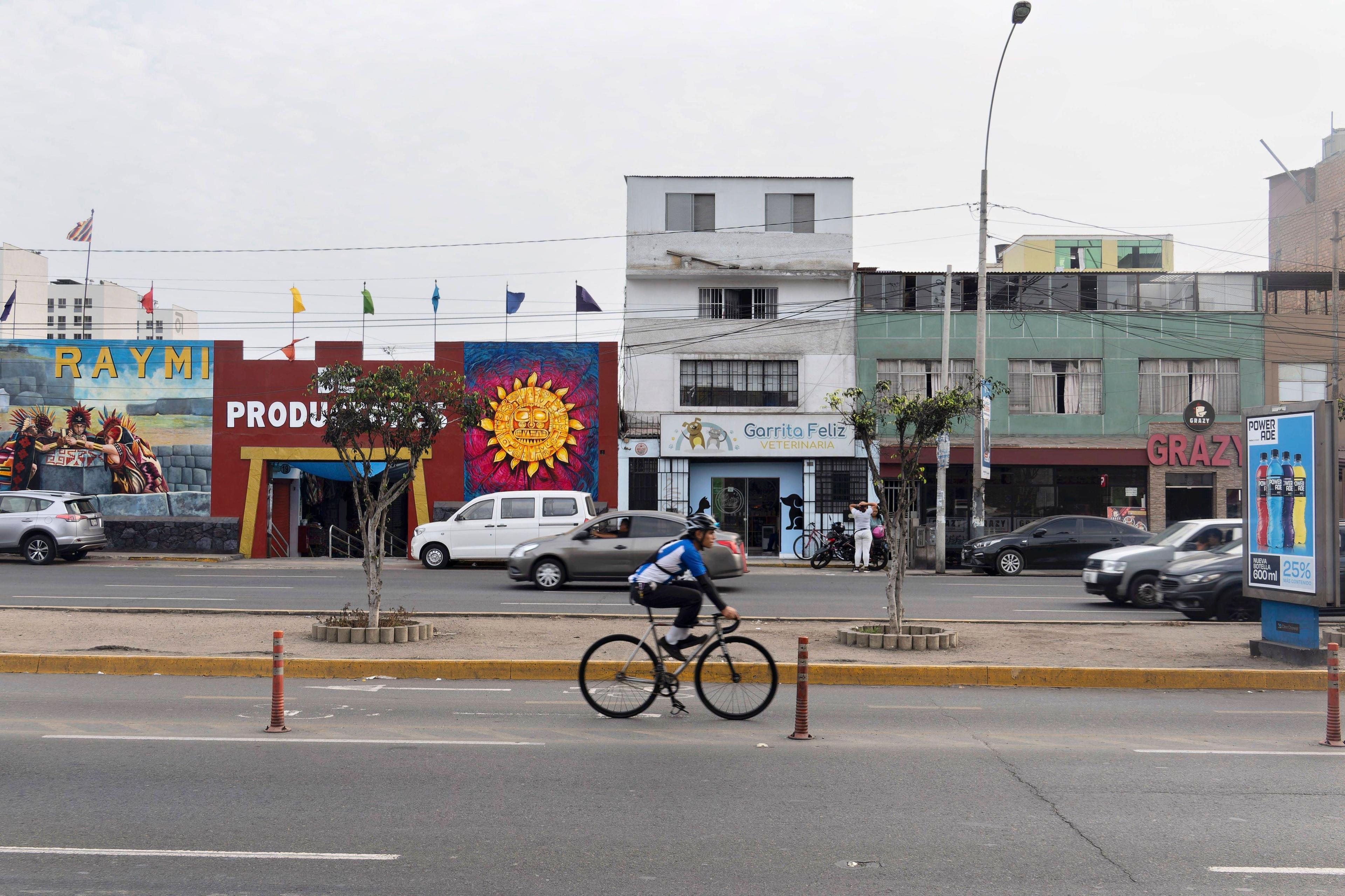 Ein Radweg in Peru.
