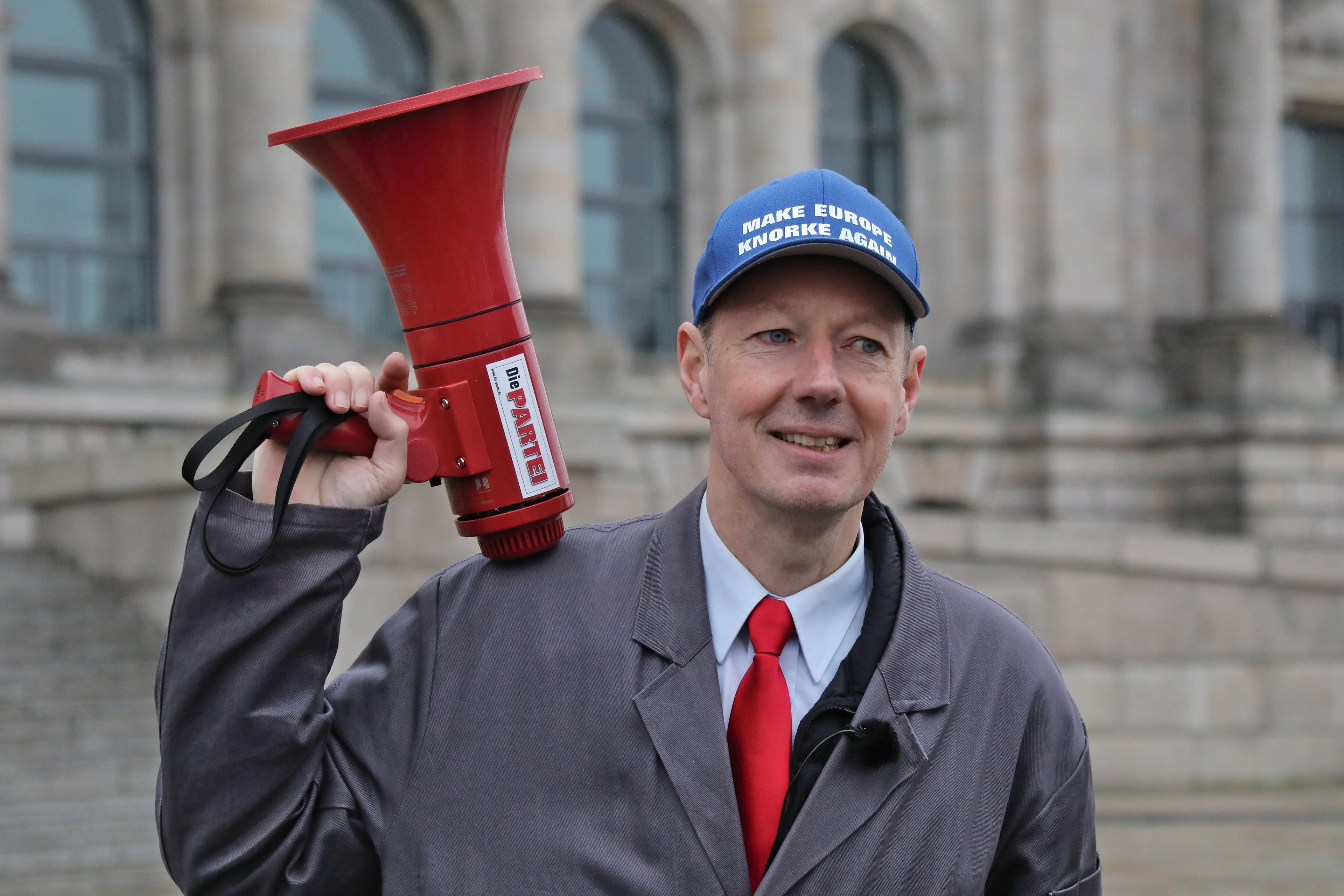 Der PARTEI-Vorsitzende Martin Sonneborn.