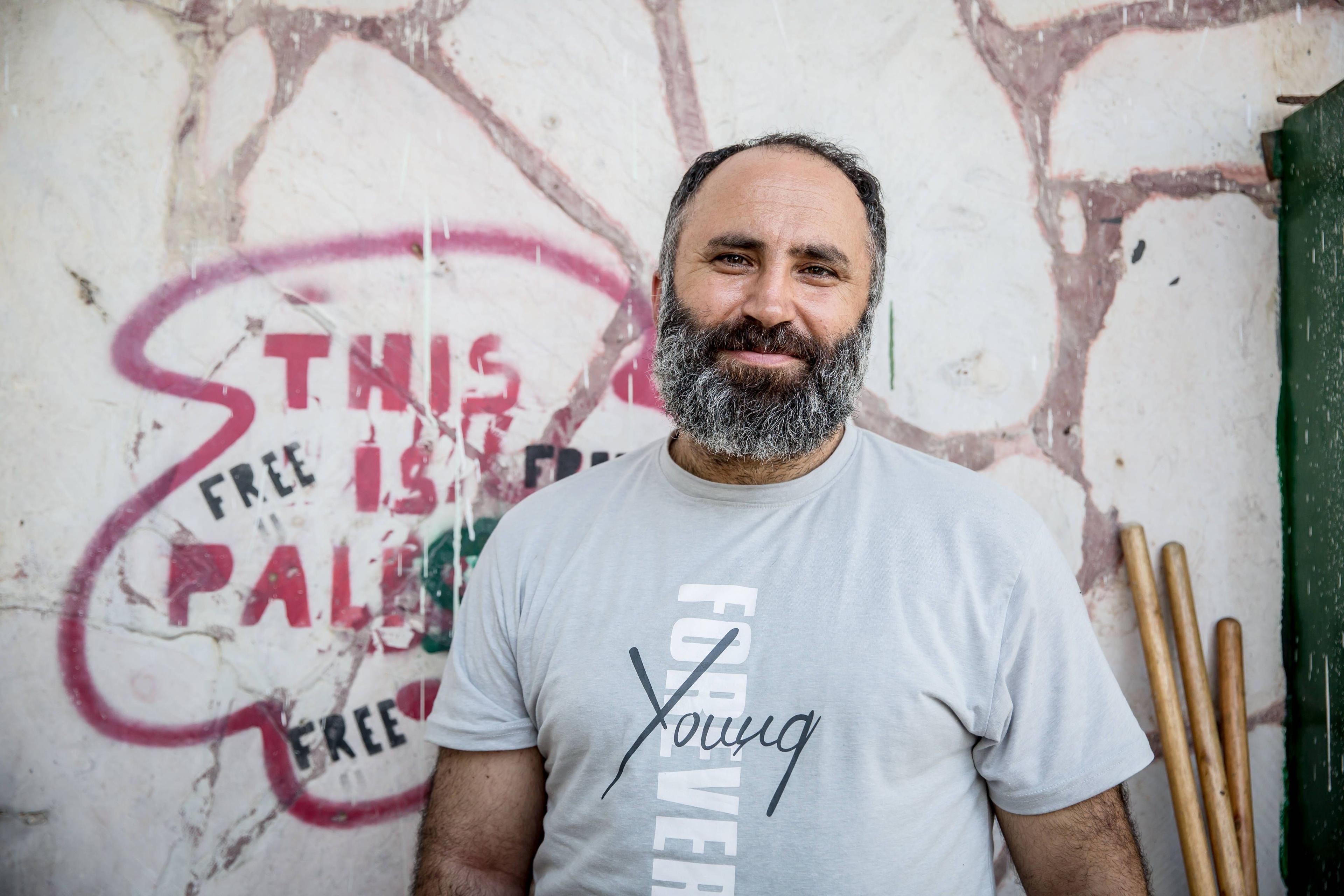 Issa Amro in seiner Heimatstadt Hebron, 22. Juli 2024.