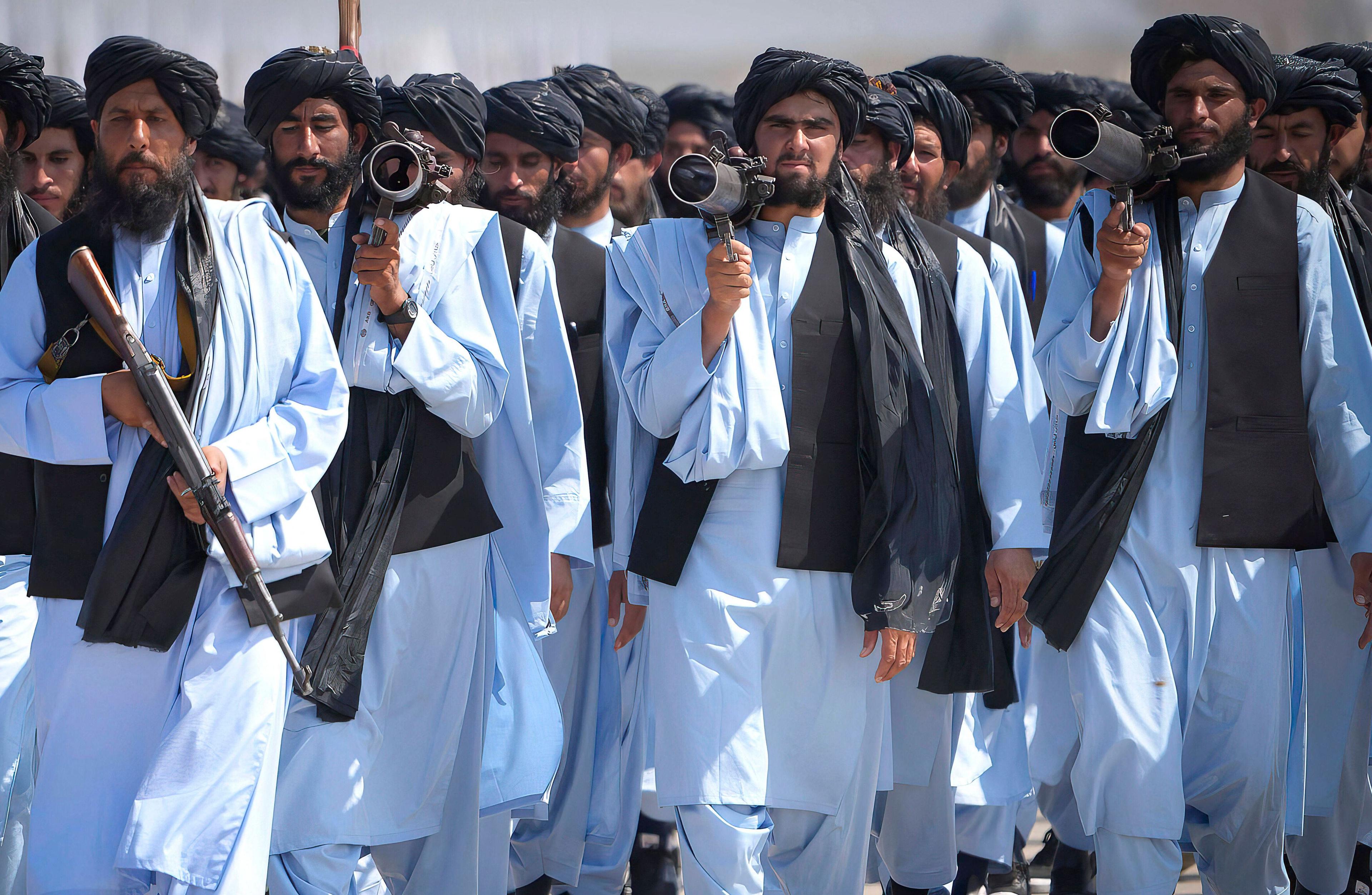 Militärparade der Taliban, Kabul, 14. August 2024.