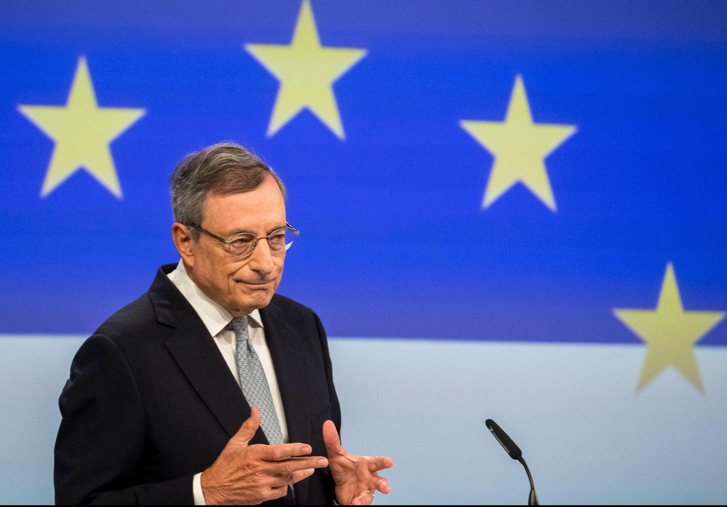 In seinem Strategiebericht zur Wettbewerbsfähigkeit der EU fordert der ehemalige EZB-Chef Mario Draghi Investitionen von historischem Ausmaß, Brüssel, 9. September 2024.