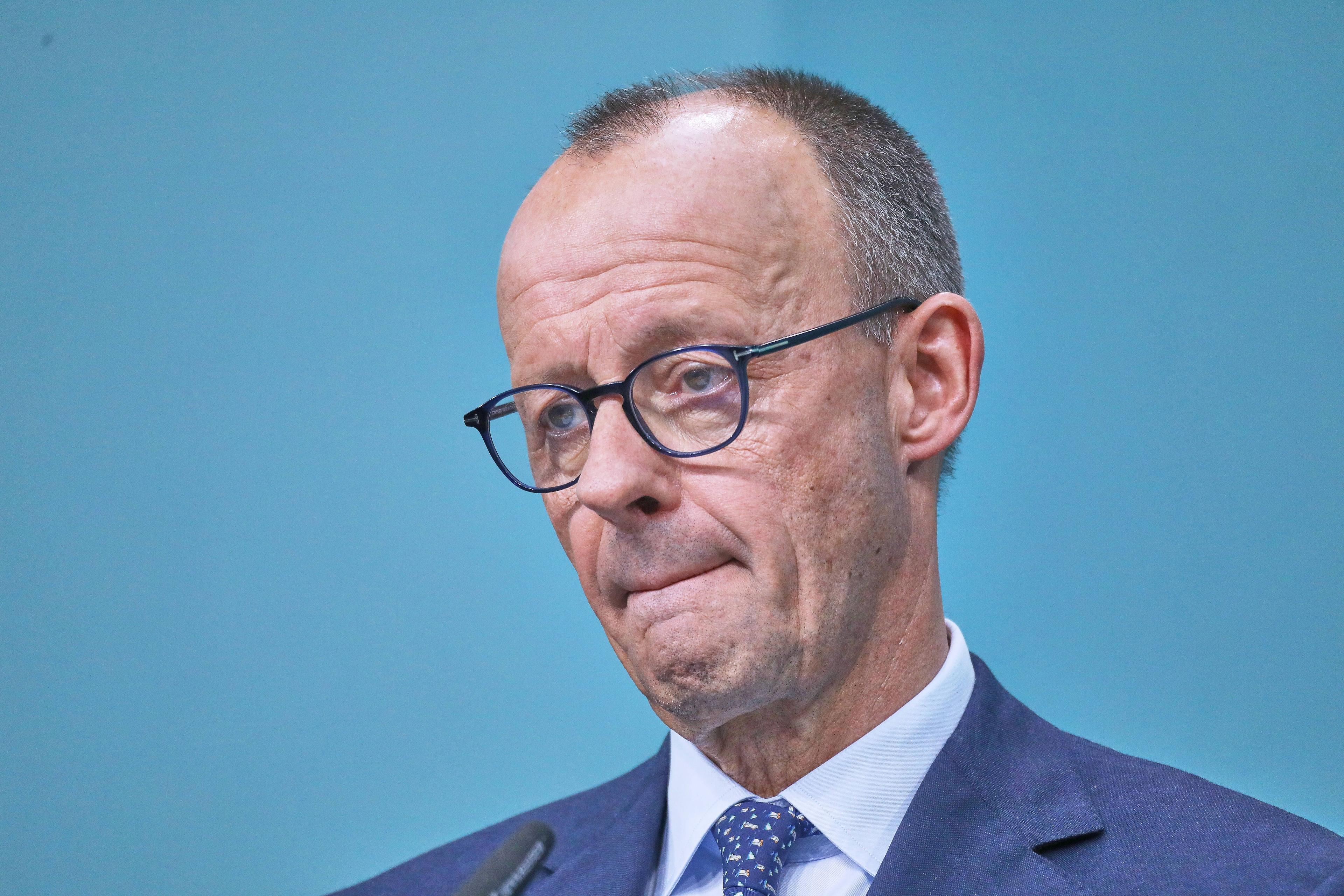 Alles andere als ein strahlender Sieger: das Ergebnis für Friedrich Merz war schwach.