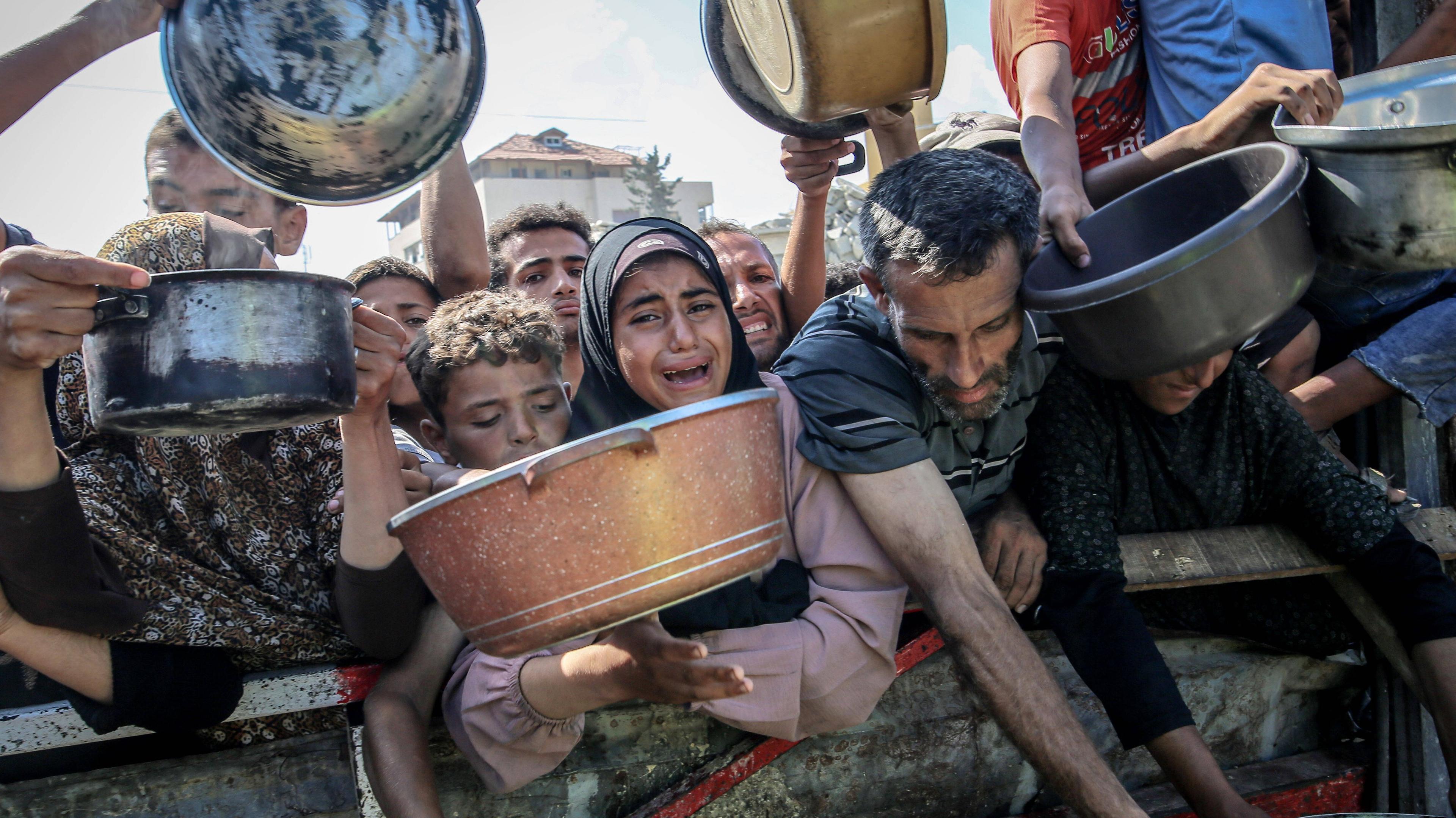 Essensausgabe in Gaza, 2. August 2025.