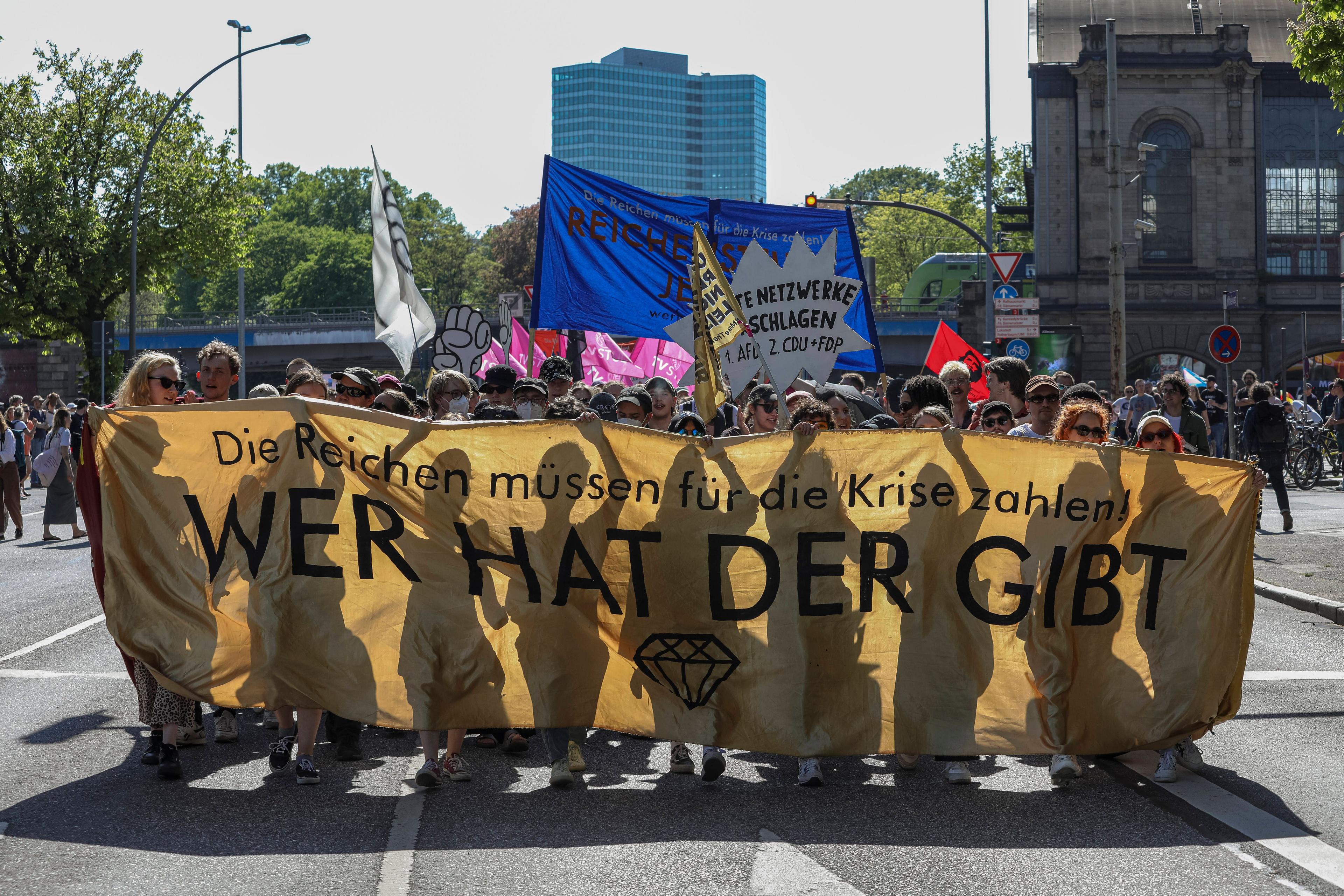 Am 1. Mai fordert ein Demozug mehr Umverteilung, Aufnahme von 2024.