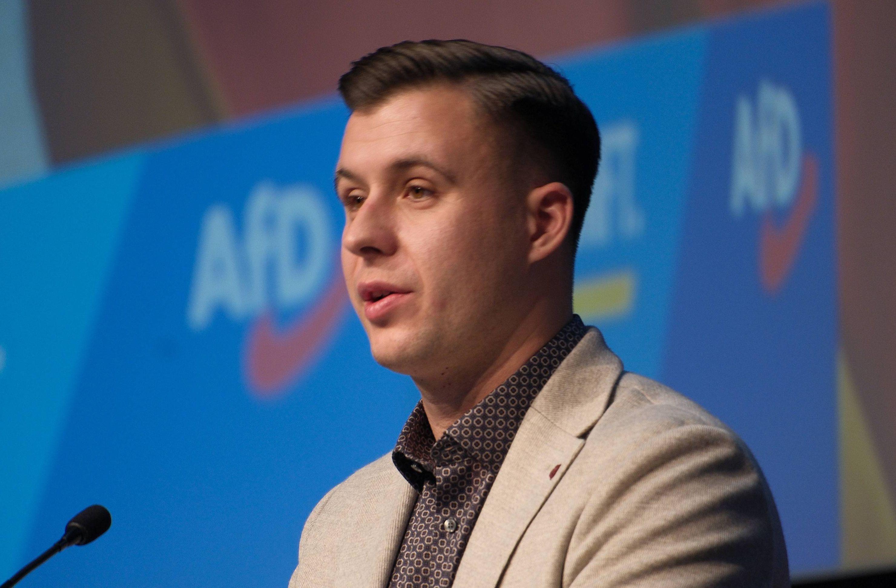 Jean-Pascal Hohm, der Vorsitzende der neu gegründeten AfD-Jugendorganisation Generation Deutschland.