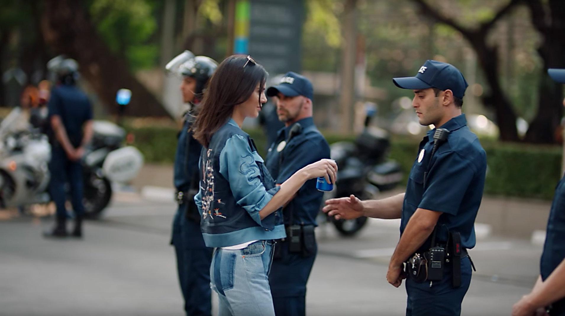 Kendall Jenner in einem Werbespot für Pepsi.