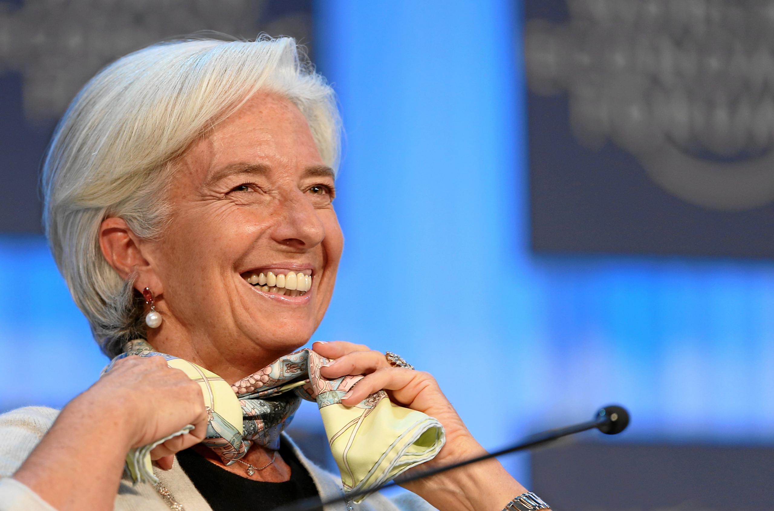 Christine Lagarde auf dem World Economic Forum in Davos, 2013.