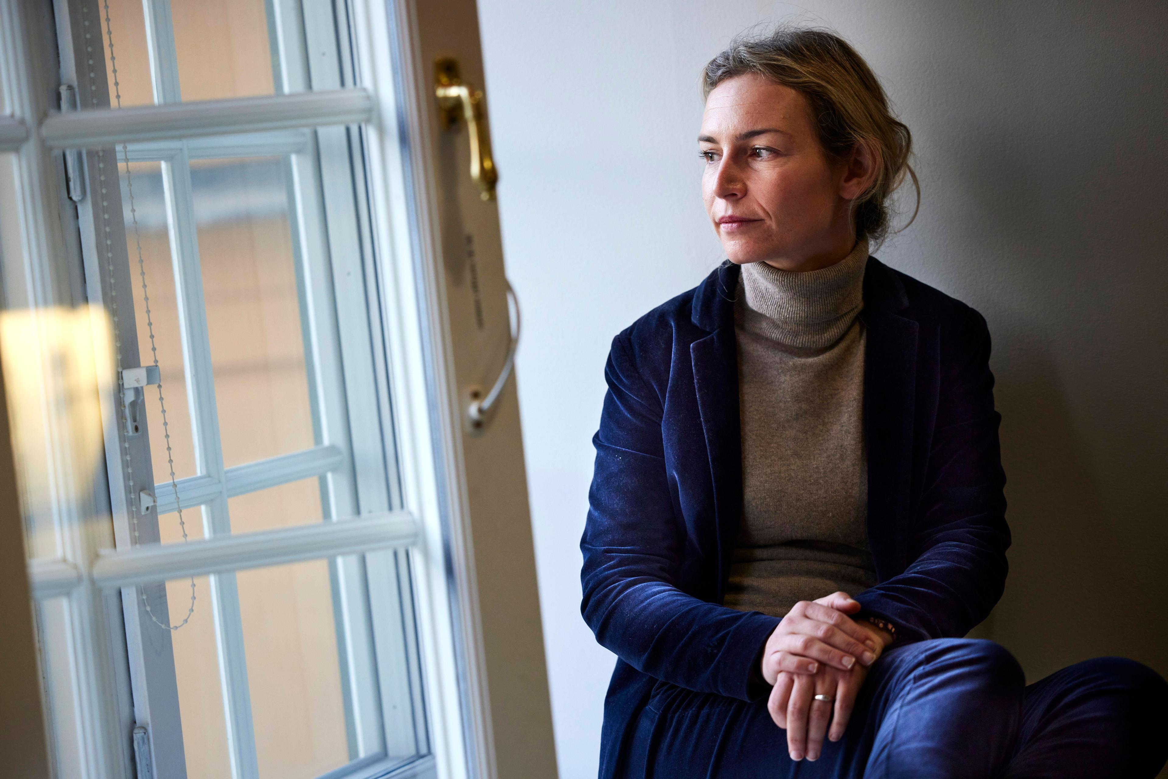 Die Autorin und Philosophin Lea Ypi fotografiert in Stockholm, 7. Dezember 2022.