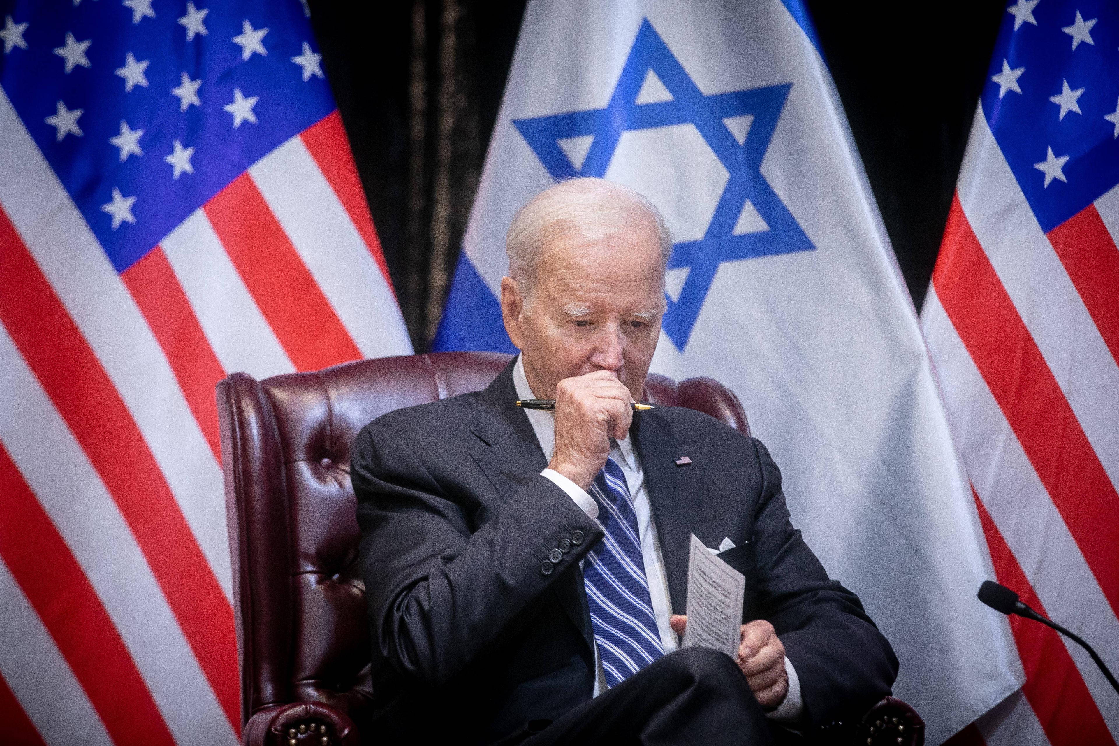 US-Präsident Joe Biden bei einem Staatsbesuch in Israel im Oktober 2023.