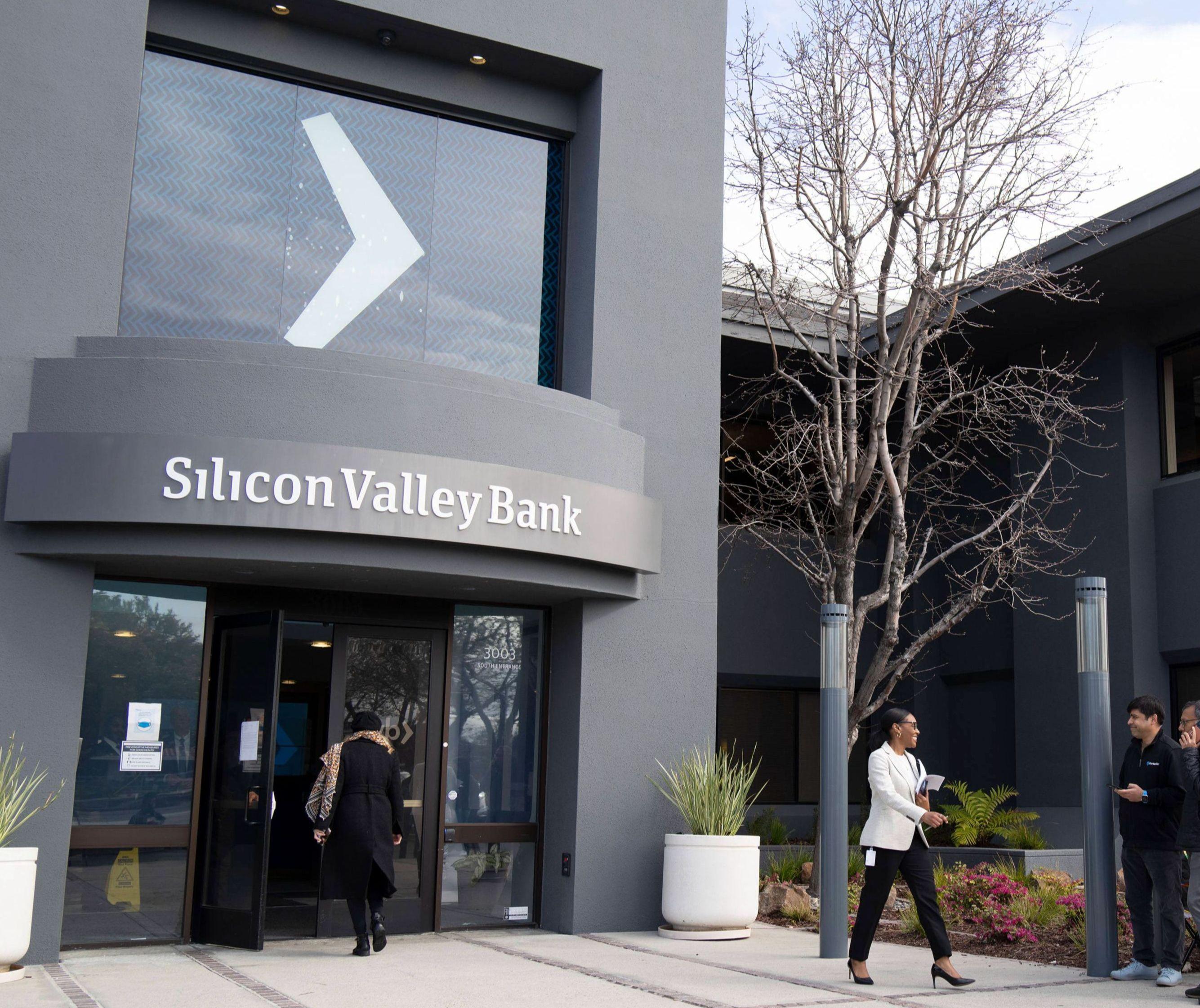 Filiale der Silicon Valley Bank in Santa Clara, Kalifornien, 13. März 2023.