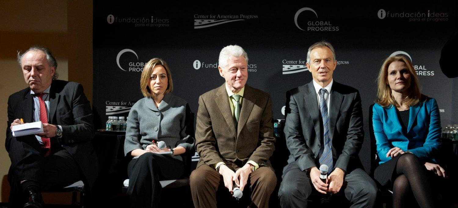 Bill Clinton und Tony Blair als entscheidende Figuren des »Dritten Wegs«.