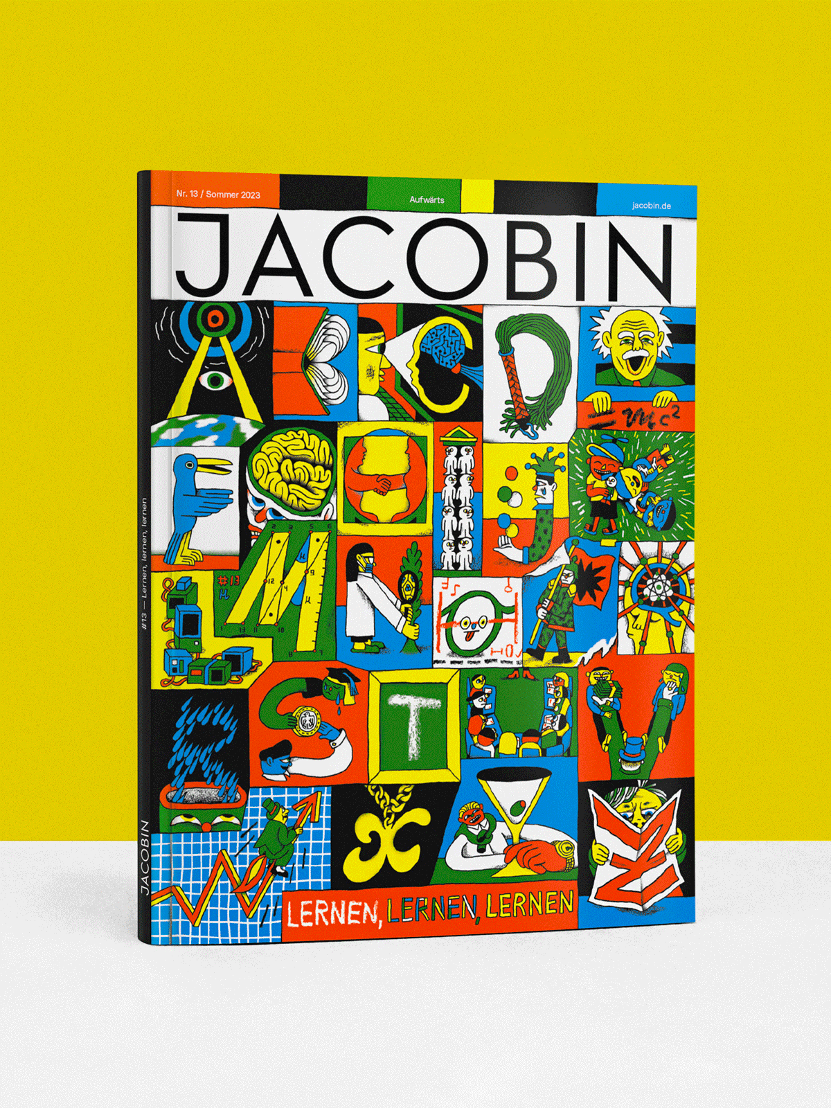 Cover der JACOBIN Ausgabe #13 »Lernen, lernen, lernen«