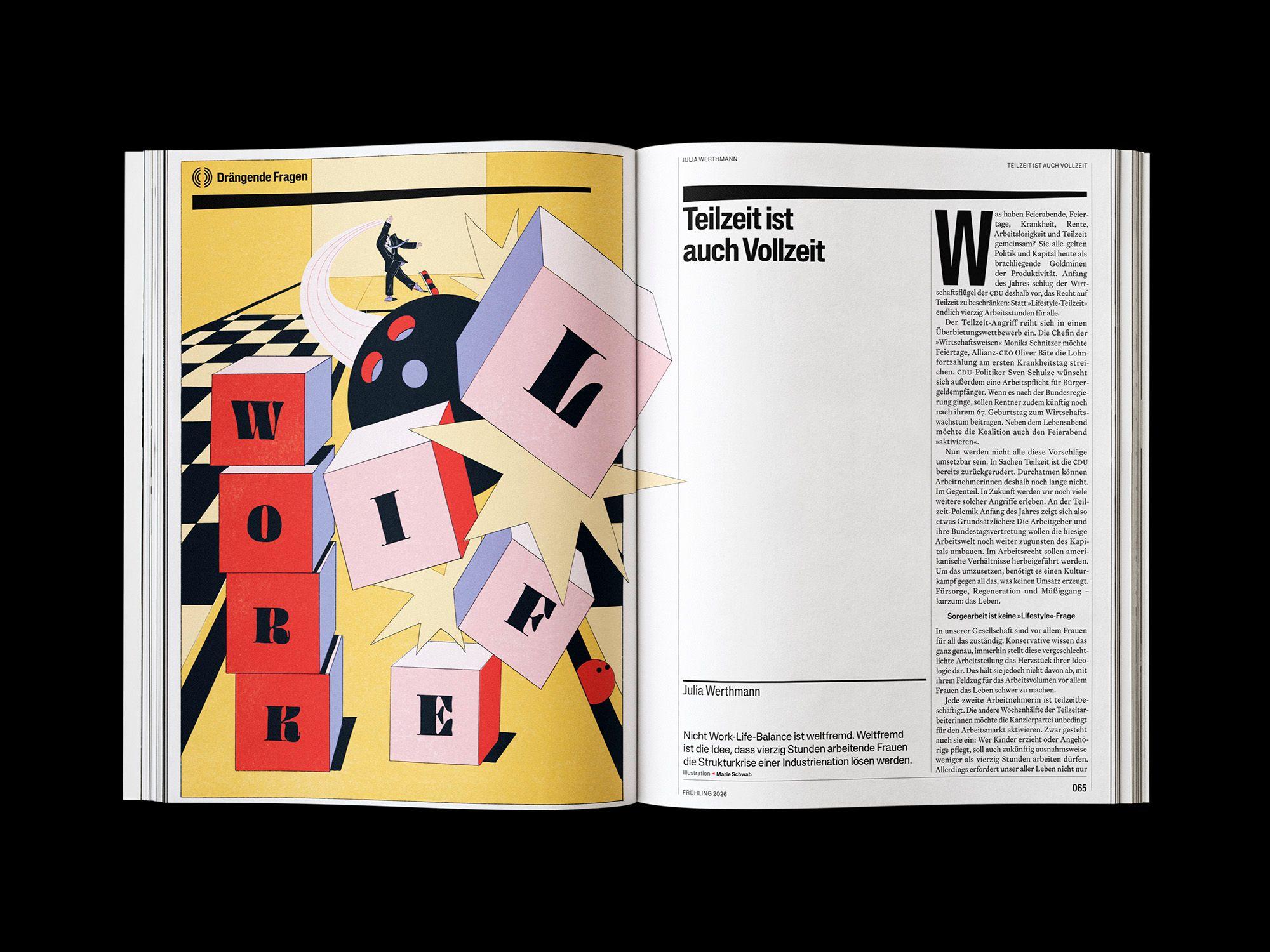 Doppelseite der JACOBIN Ausgabe #24 »Palästina«