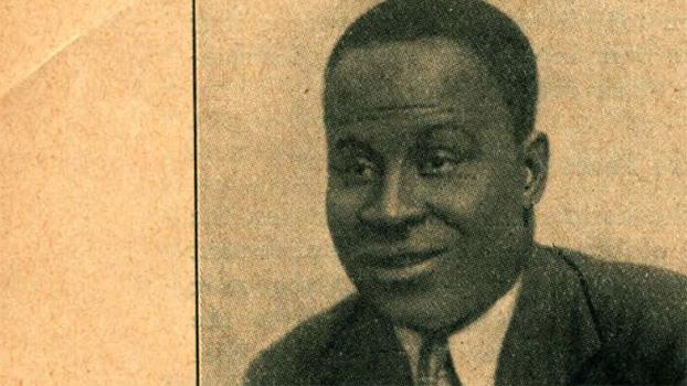 Portrait von Joseph Ekwe Bilé in der Arbeiterzeitung »The Negro Worker«,1932.